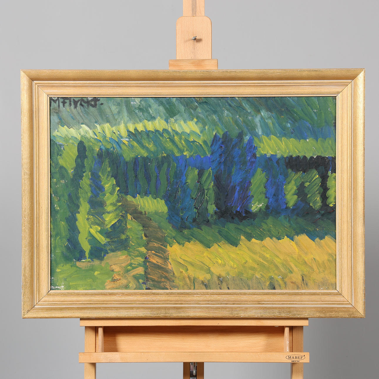 MANFRED FLYCKT. OIL ON CANVAS, signed.