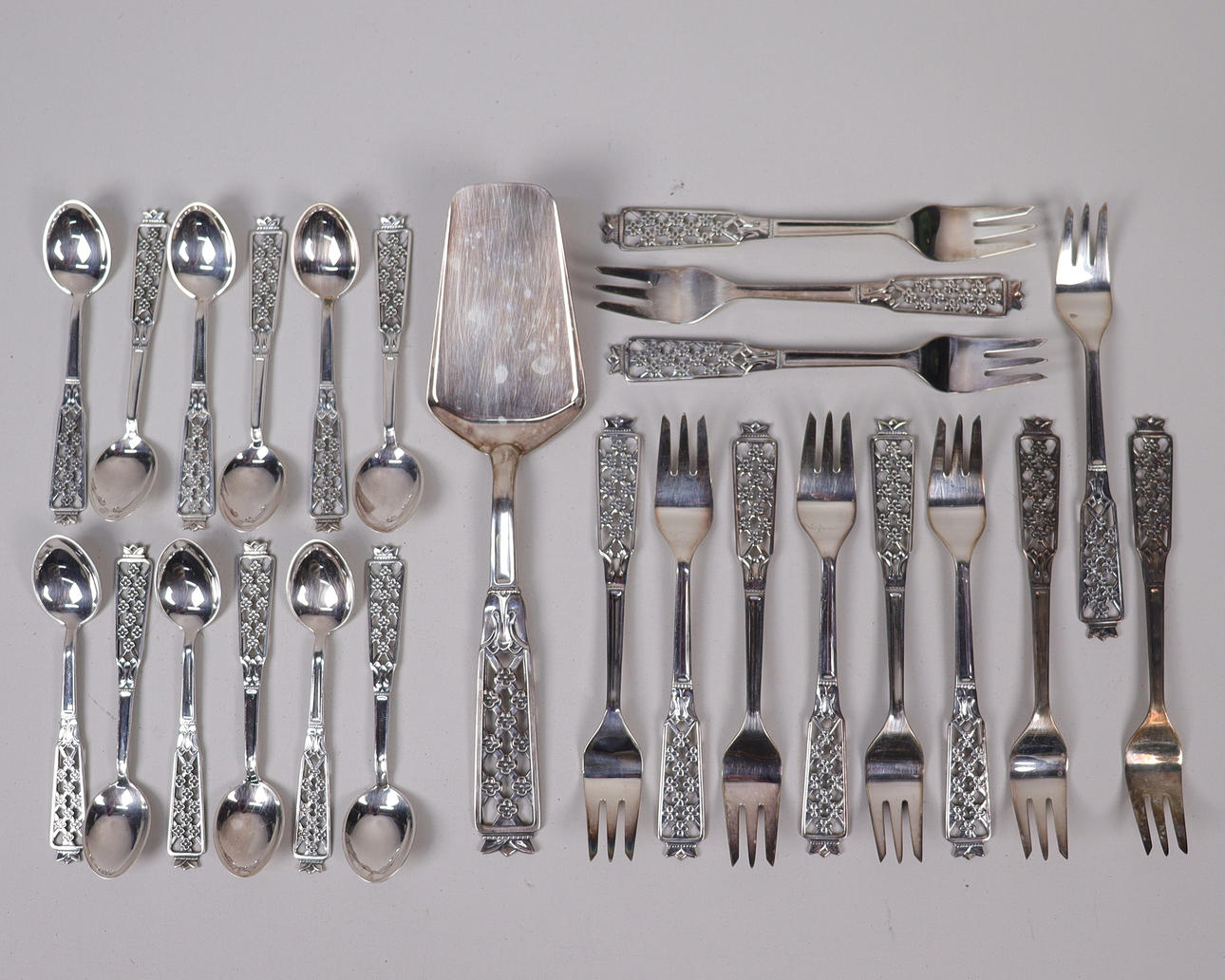 SILVER, bestick, "Princess", 25 delar.