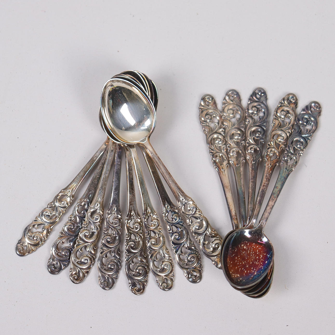 SILVER, teskedar, 13 st.