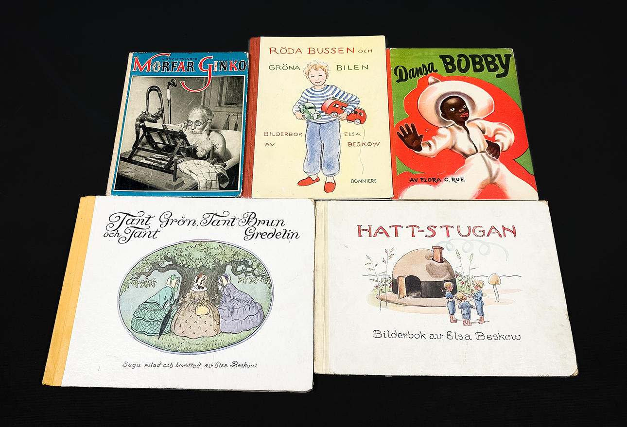 BARNBÖCKER, 5 st, bl.a Elsa Beskow.