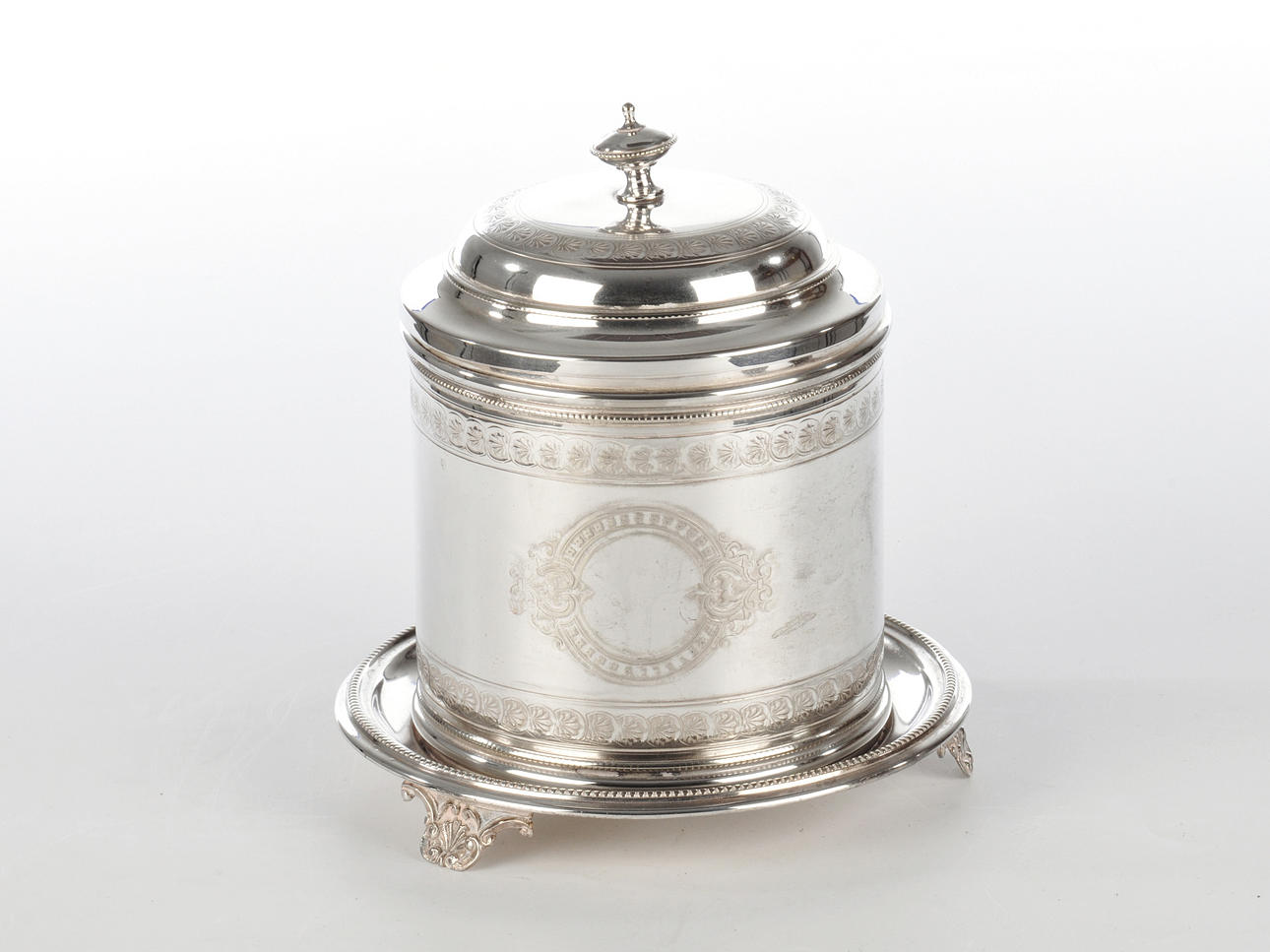 SILVERPLÄTERAD 3 FOT TE CADDY.