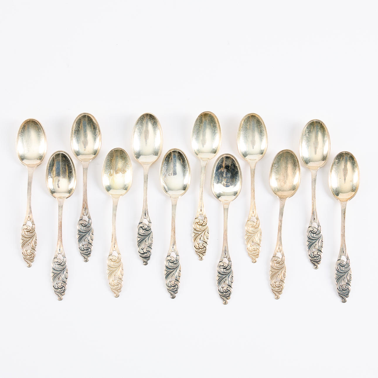 KAFFESKEDAR. Silver, 12 st.