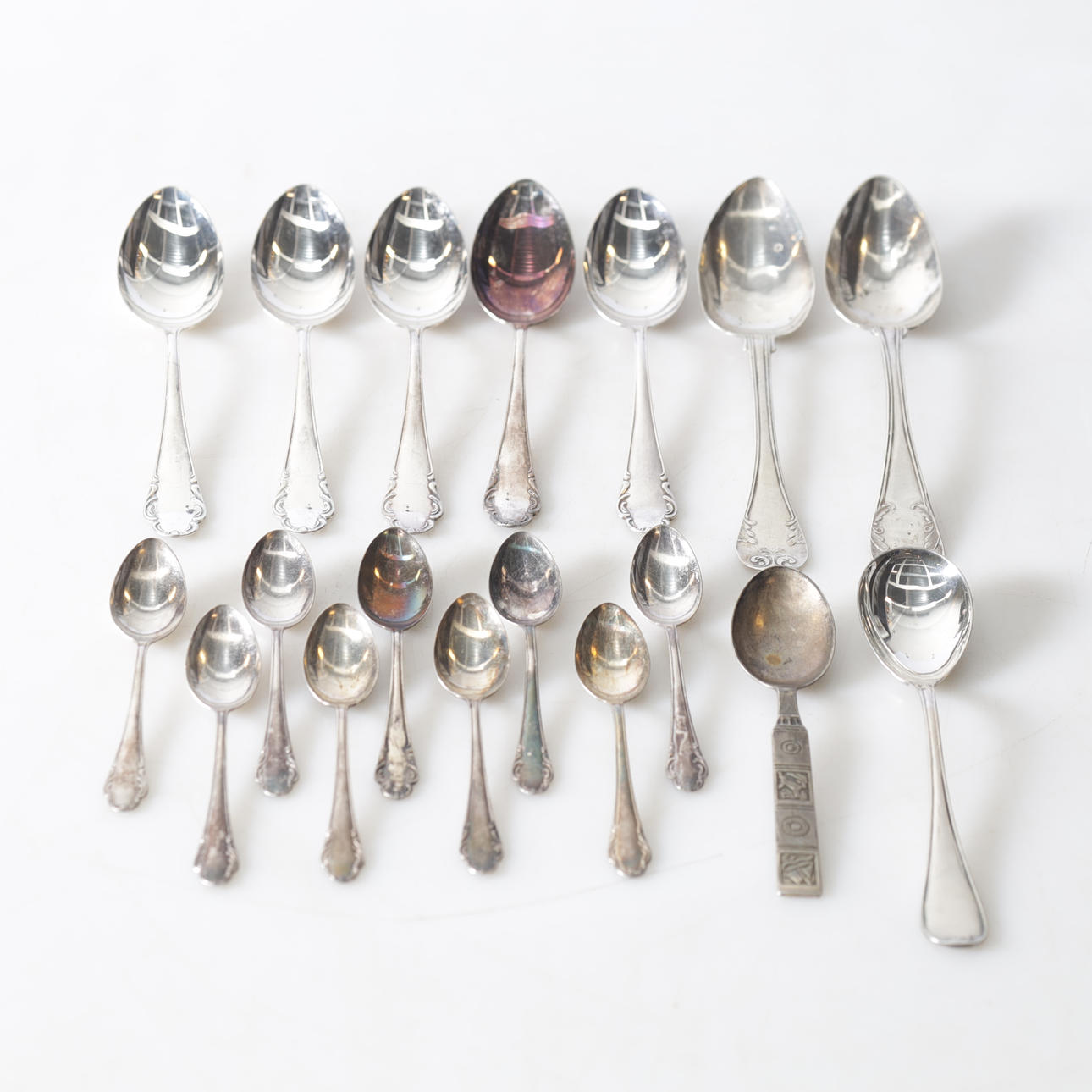 BESTICK, 18 delar, silver. Totalvikt ca 519 g.