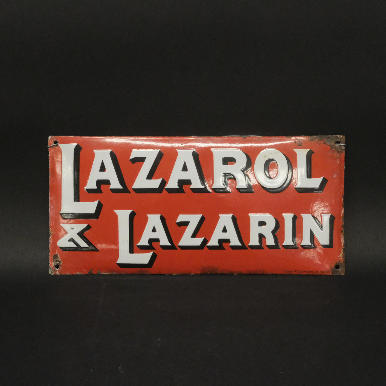 EMALJSKYLT "LAZAROL & LAZARIN".