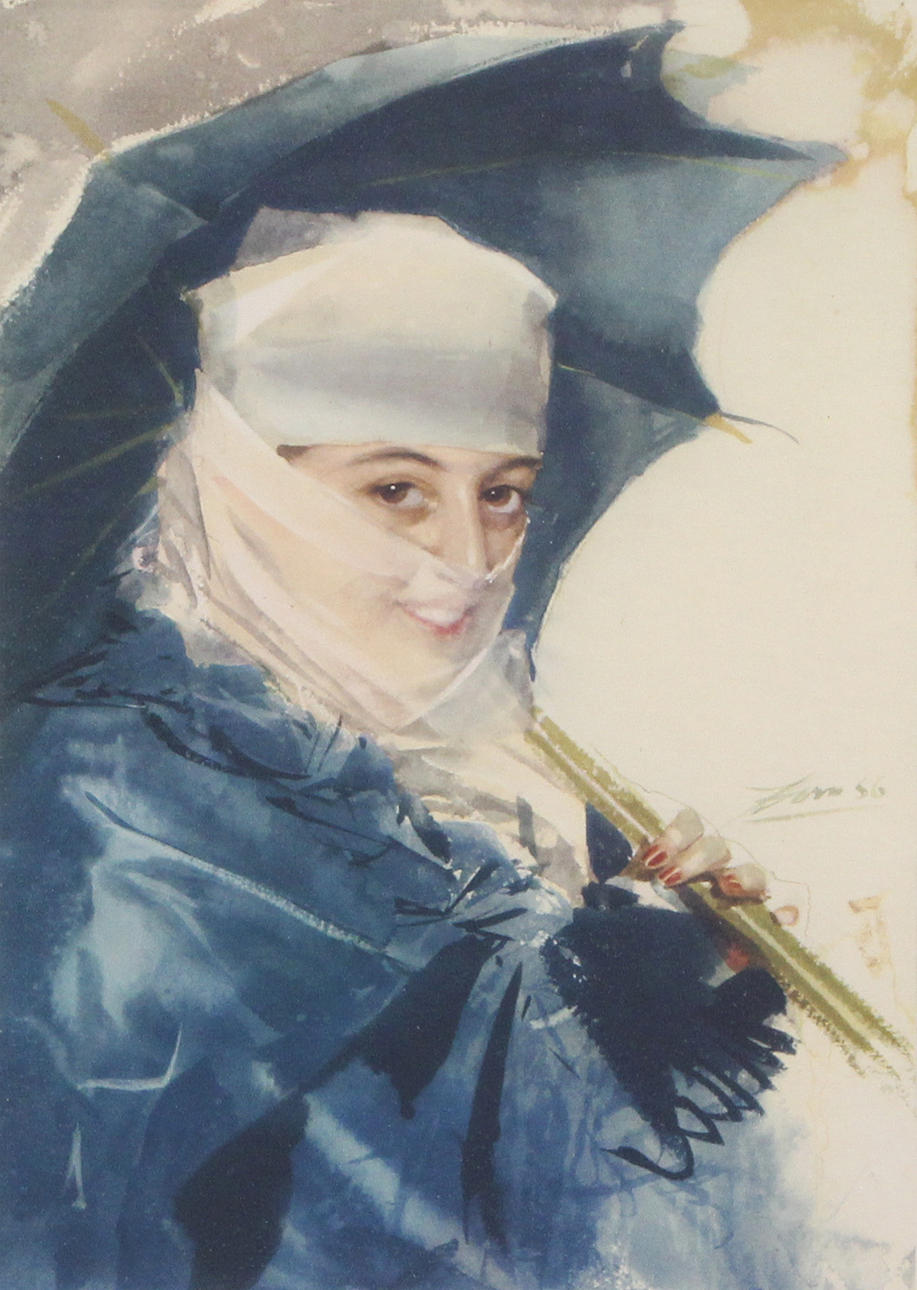 REPRODUKTIONSTRYCK, efter Anders Zorn.