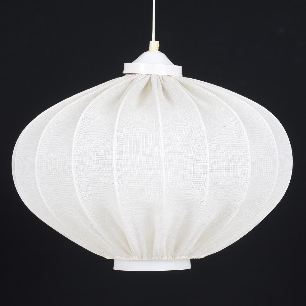 TAKLAMPA, textil, 1950/60-tal.