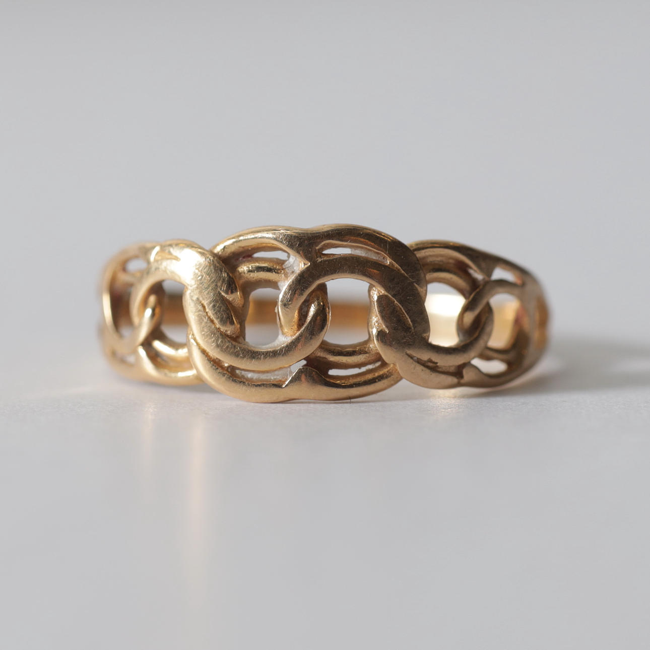 RING, 18K guld, bismark. Totalvikt ca 1,9 gram.