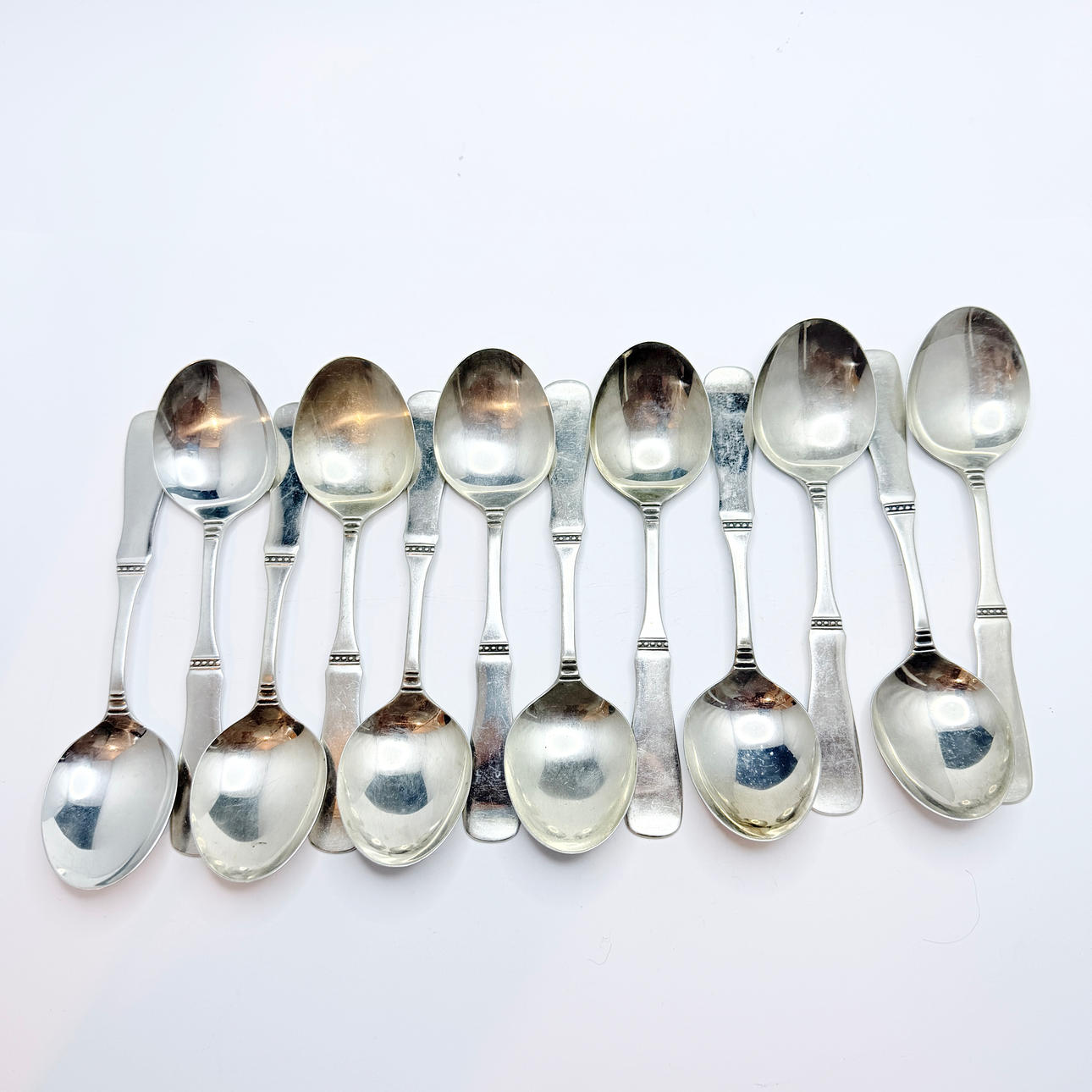 Skedar. Silver. "Uppsala" 12st.