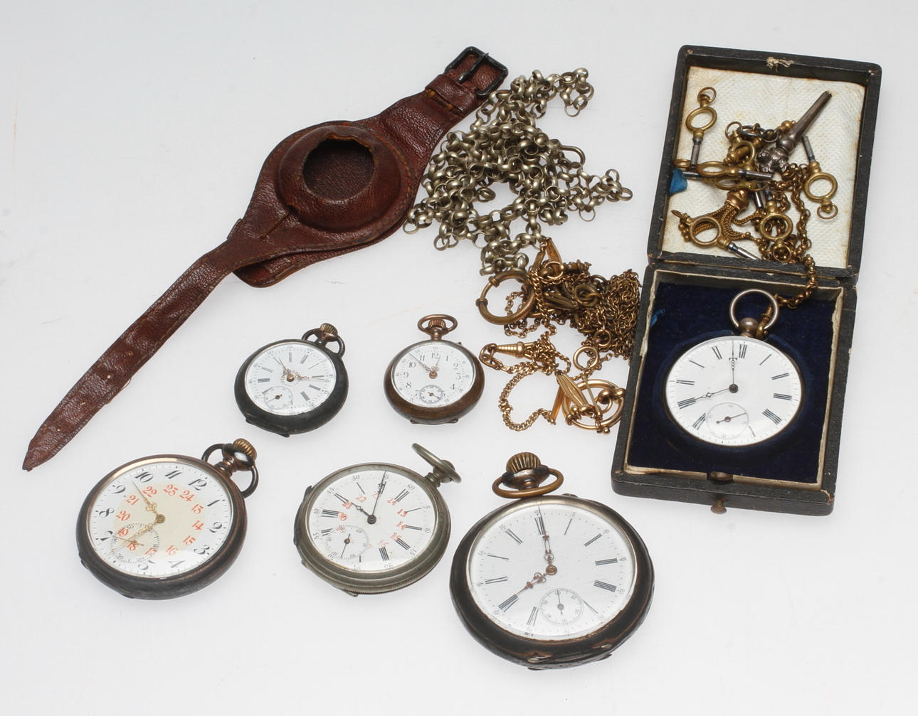 FICKUR, KEDJOR OCH NYCKLAR, 1800-1900-tal.