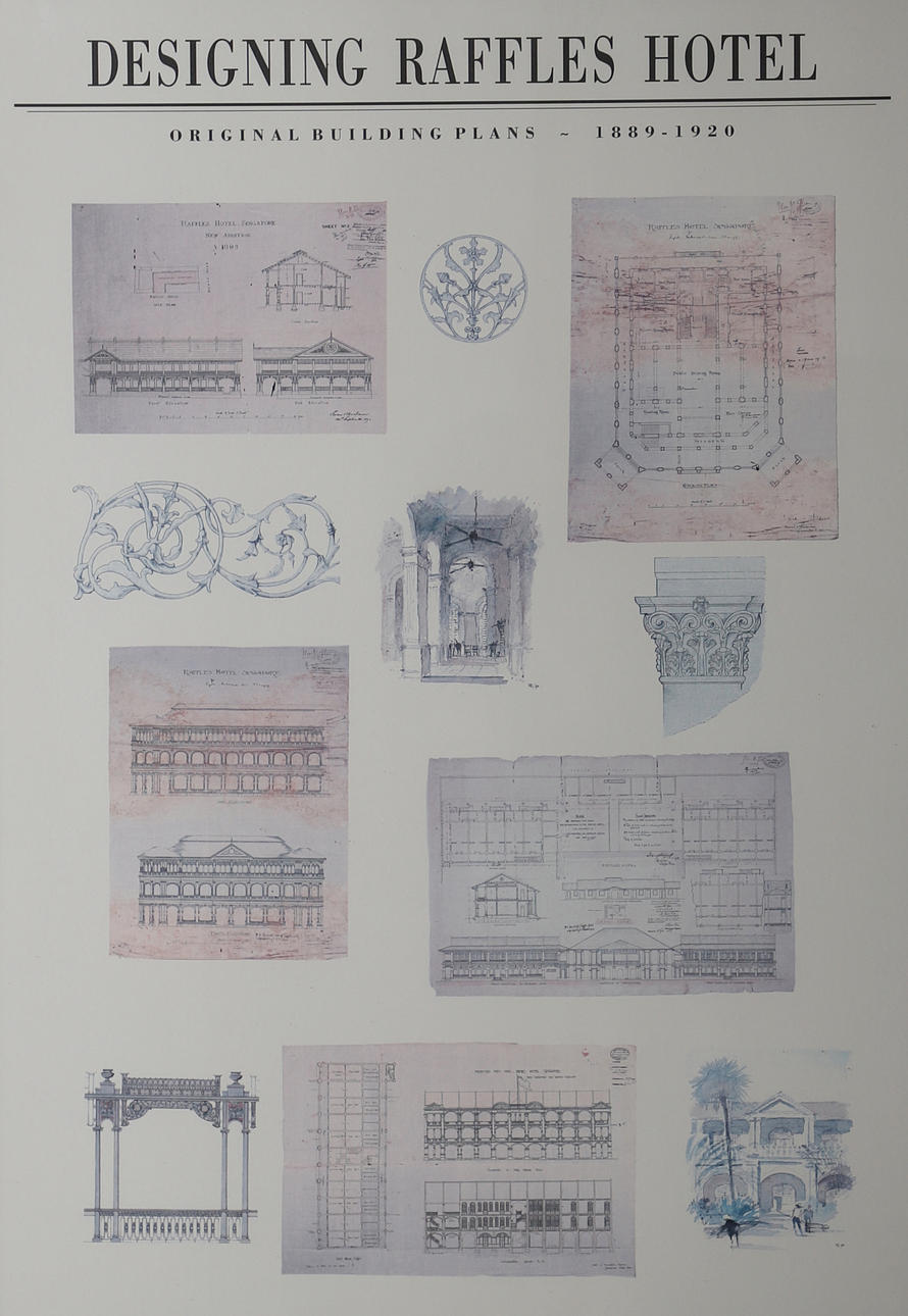 A LIMITED EDITION RAFFLES HOTEL ORIGINAL BUILDING PLANS 1889-1920 ...