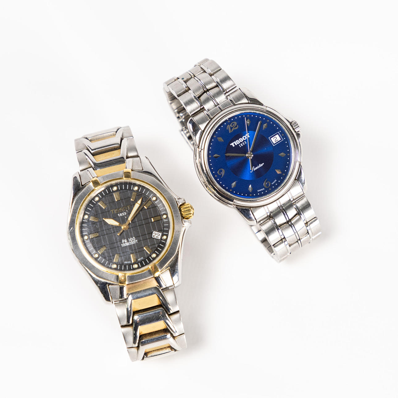 ARMBANDSUR. 2 st, Tissot.