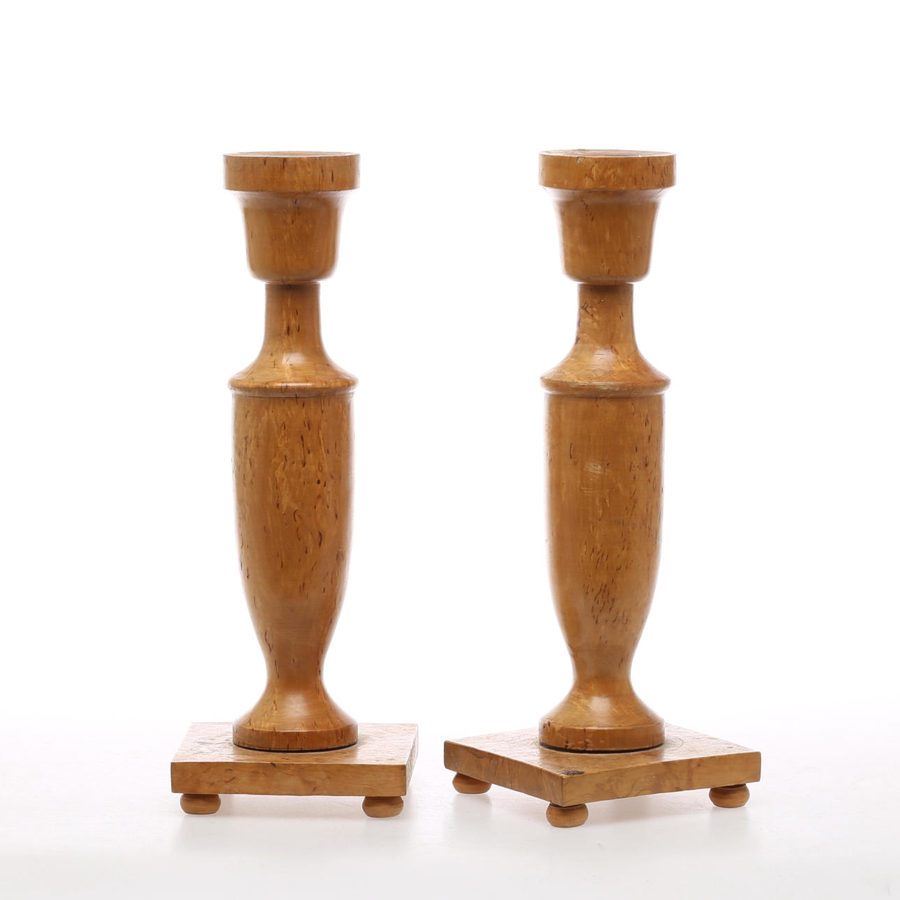 LJUSSTAKAR, 1 par, masurbjörk, Finland, 1929.