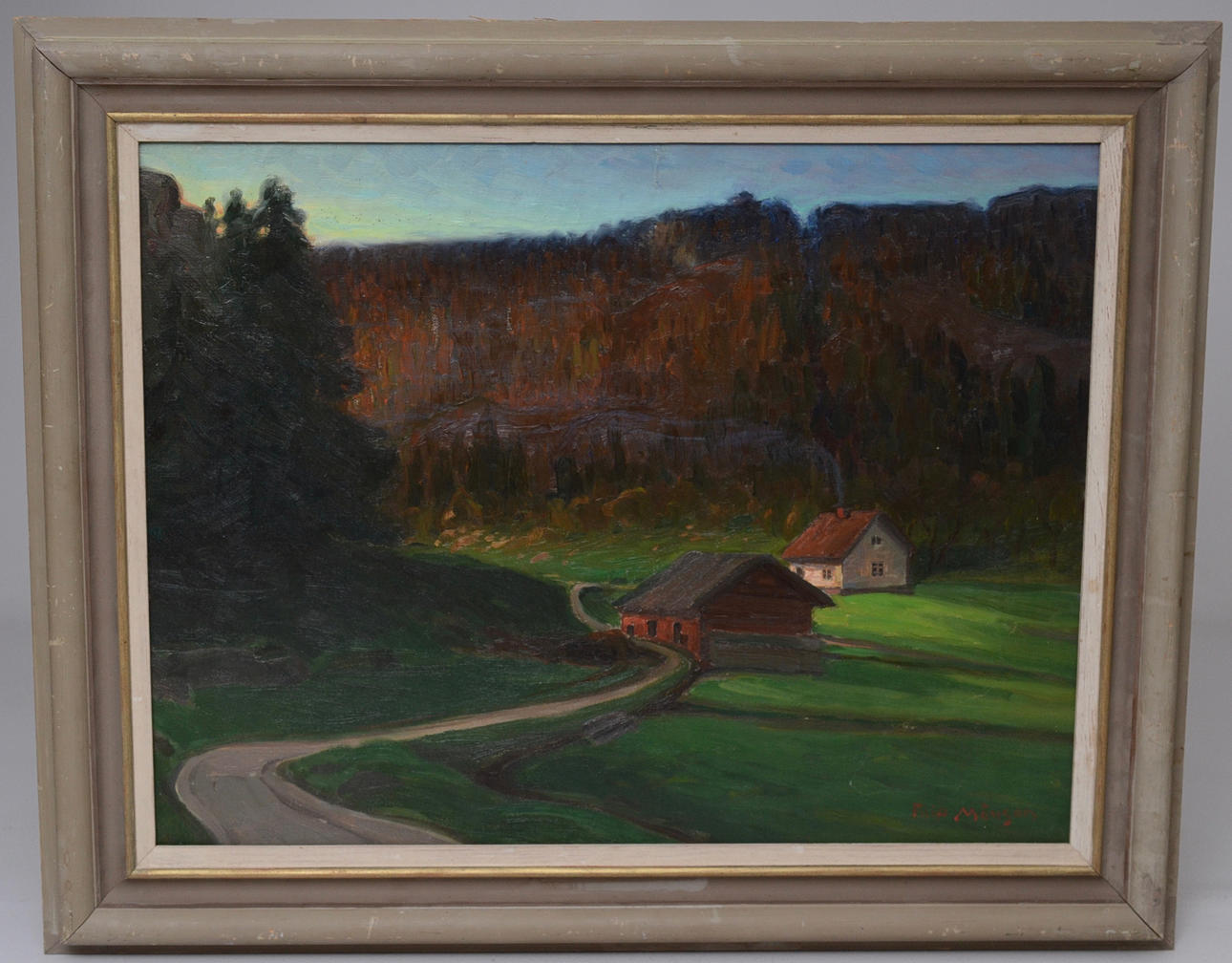 FILIP MÅNSSON. NAIVISTISKT LANDSKAP.