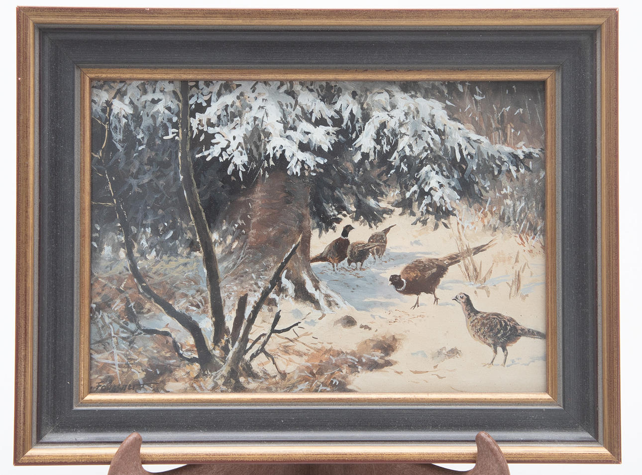 REINHOLD FEUSSNER UND A. NEUBER. 3 kleine Jagdbilder: Reinhold Feussner ...