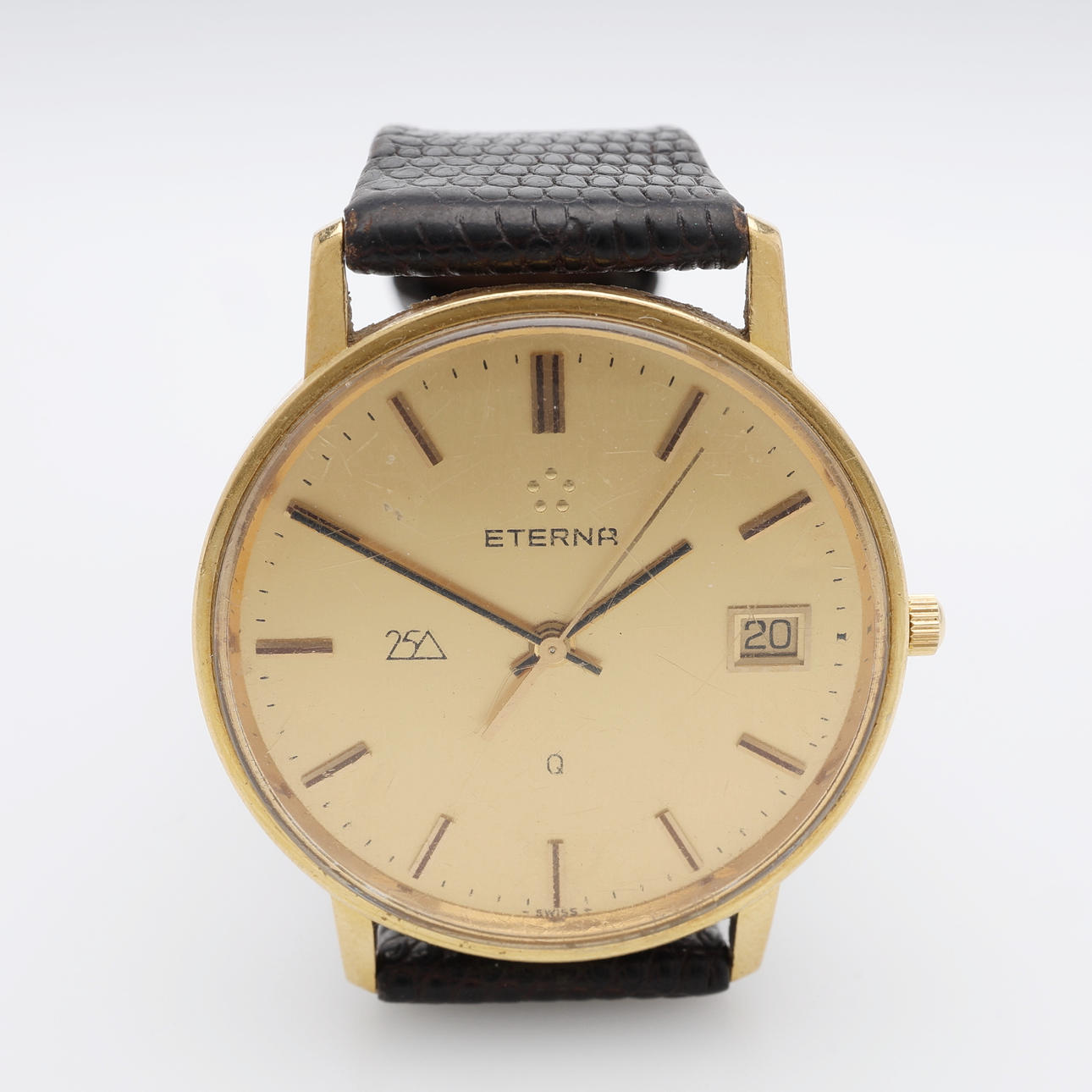 ARMBANDSUR, 18K GULD, ETERNA, QUARTZ, 1980-TAL.