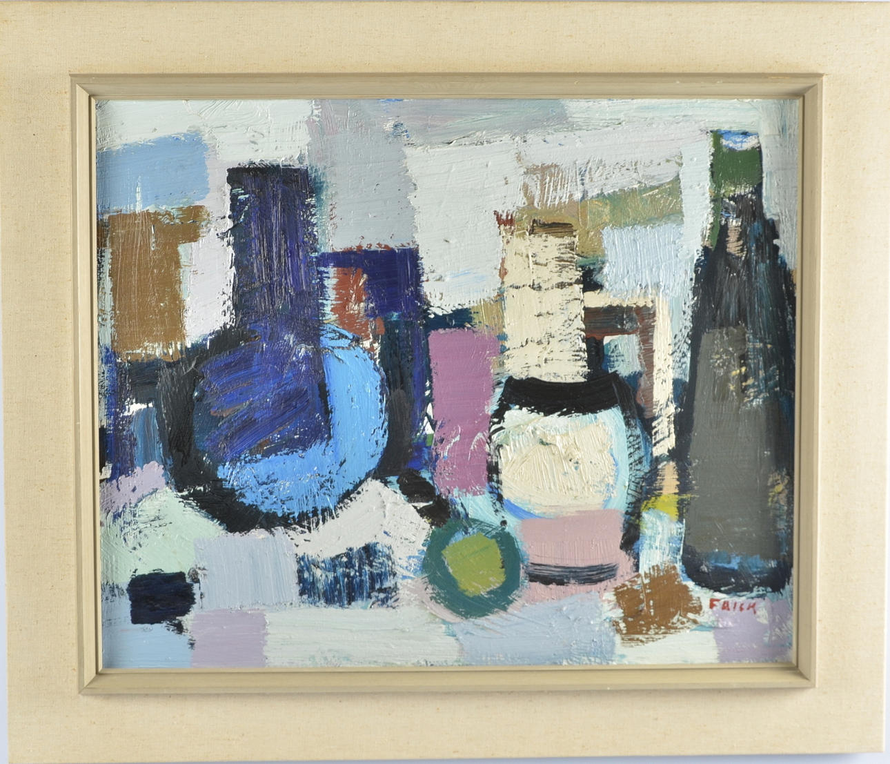 GÖSTA FALCK. Olja på pannå.