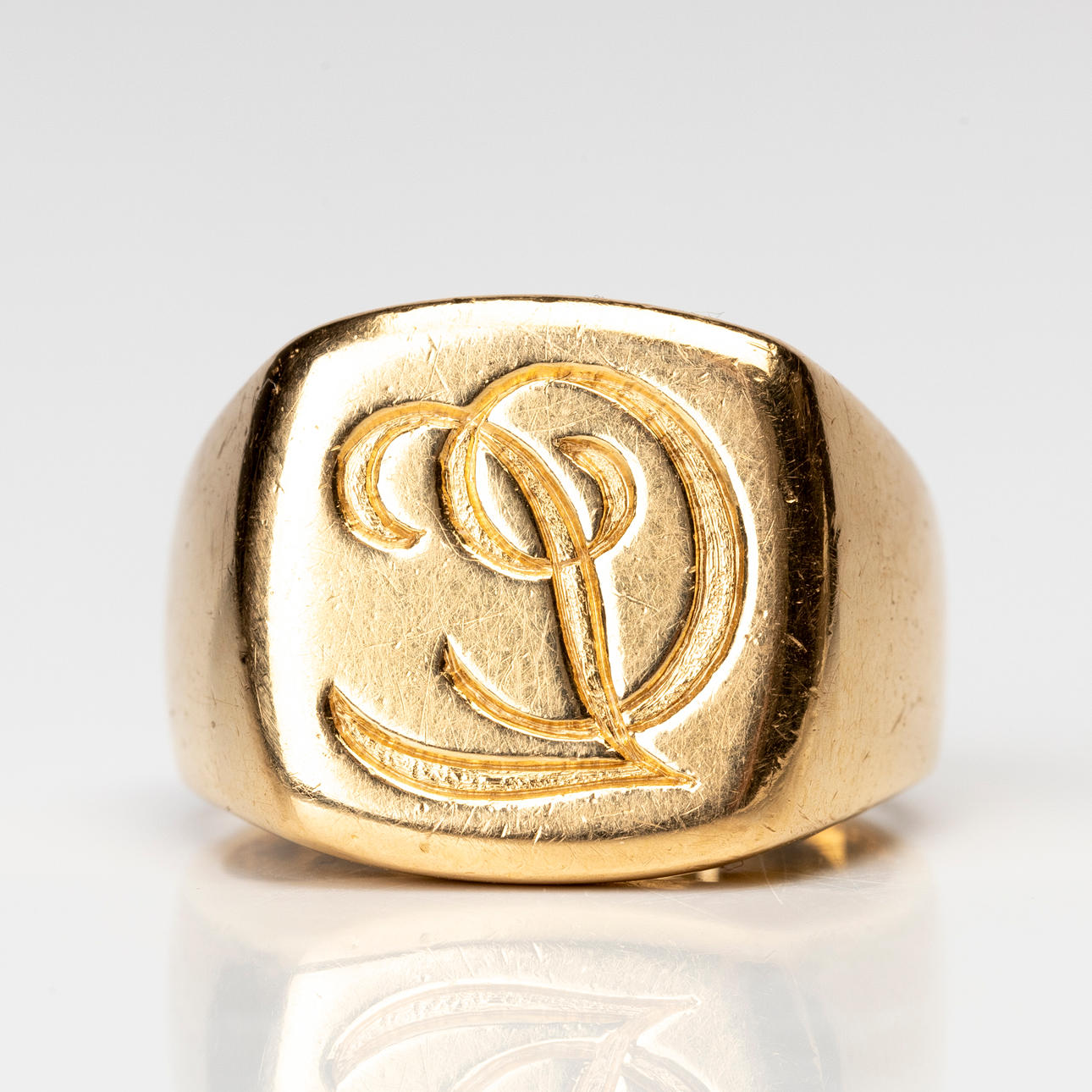RING, guld, 18K, K Andersson, 1960.