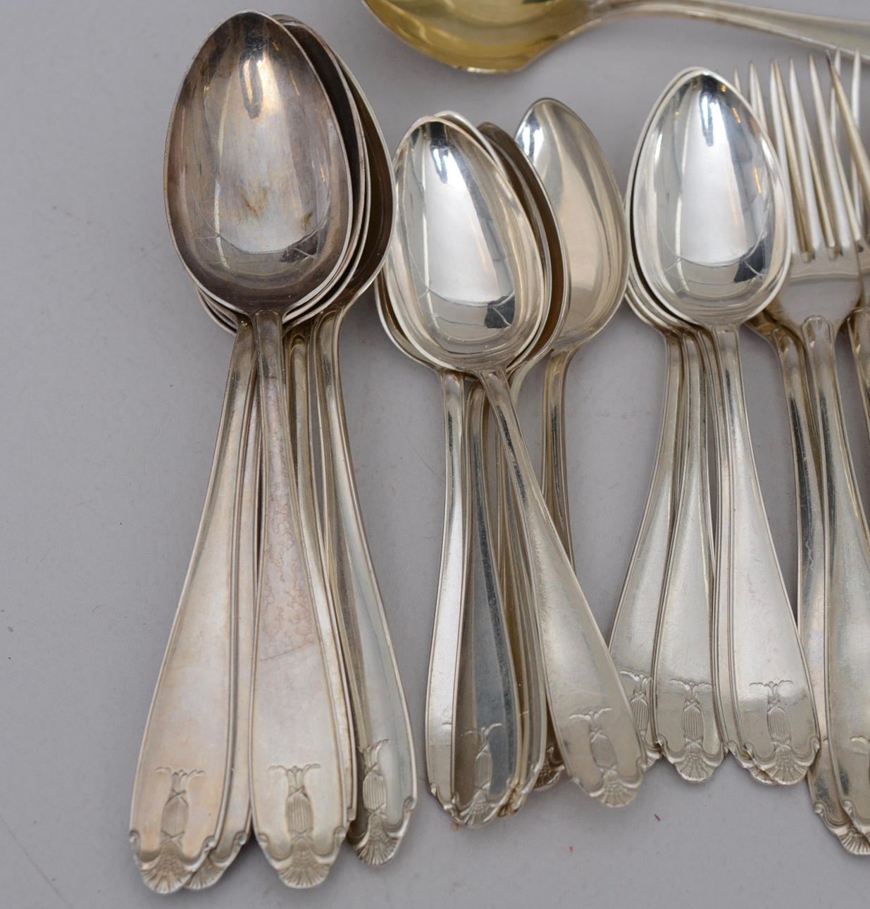 BESTICKSET, modell Vasa, nysilver.