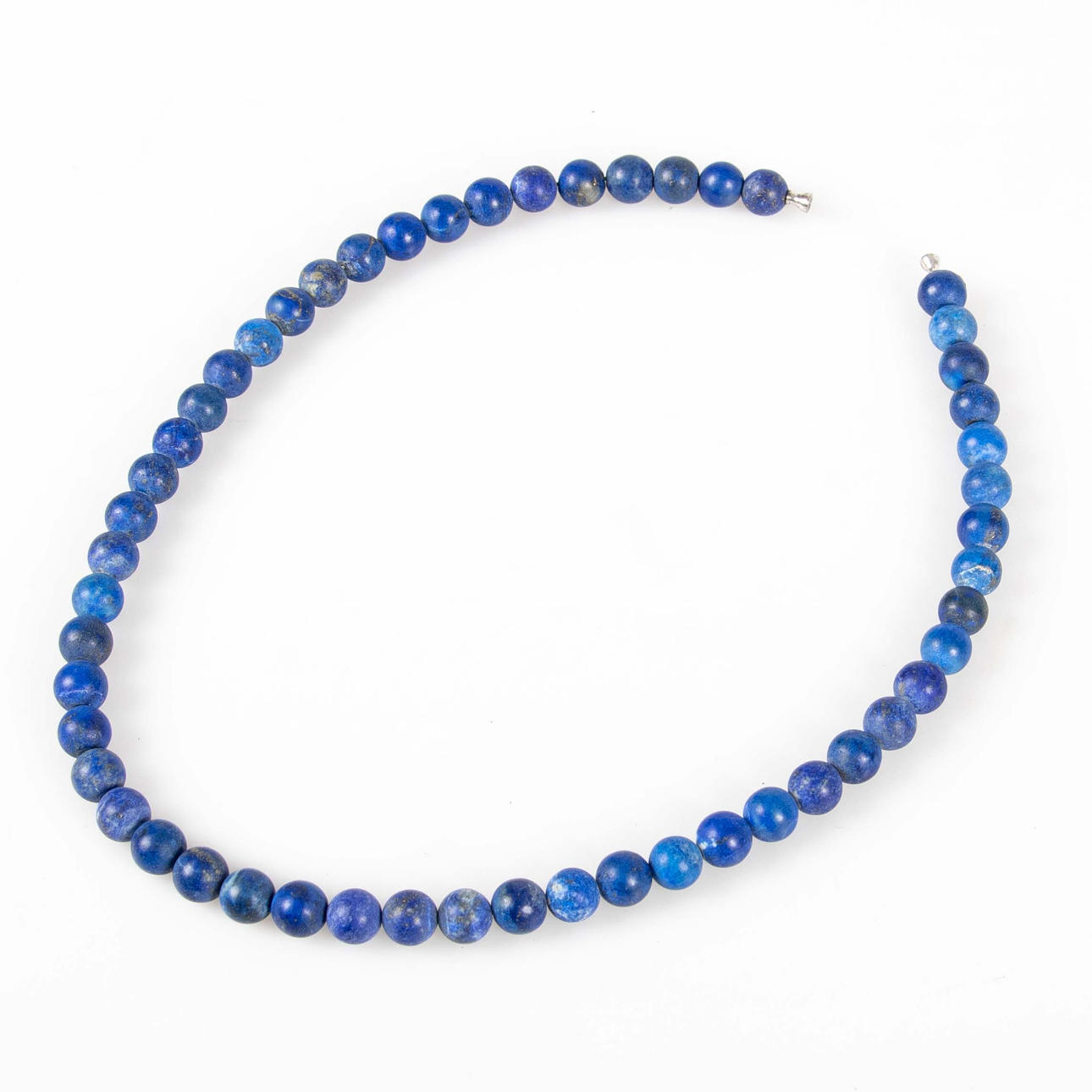 OLE LYNGGAARD. Collier, lapis lapis lazuli med dobbar.
