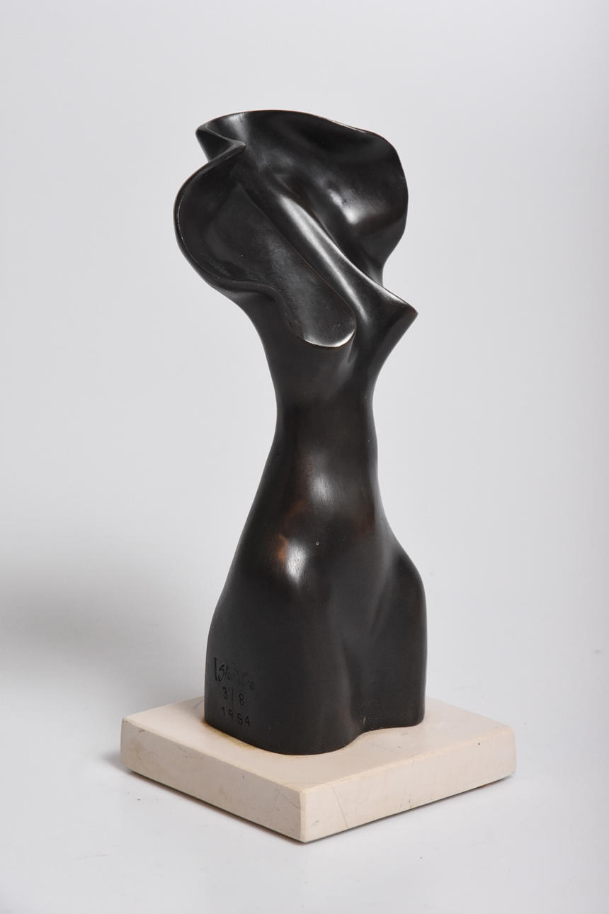 STAN WYS. Stanislaw Wysotski skulptur, brons, signerad , numrerad 3/8 1994.