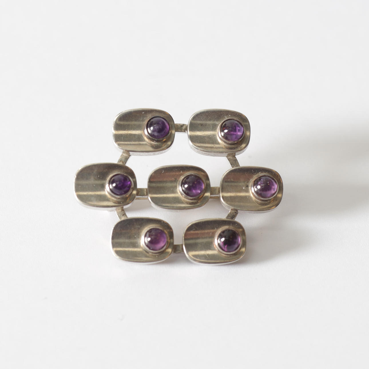 ARVO SAARELA. Brosch, silver, Enköping, 1965.