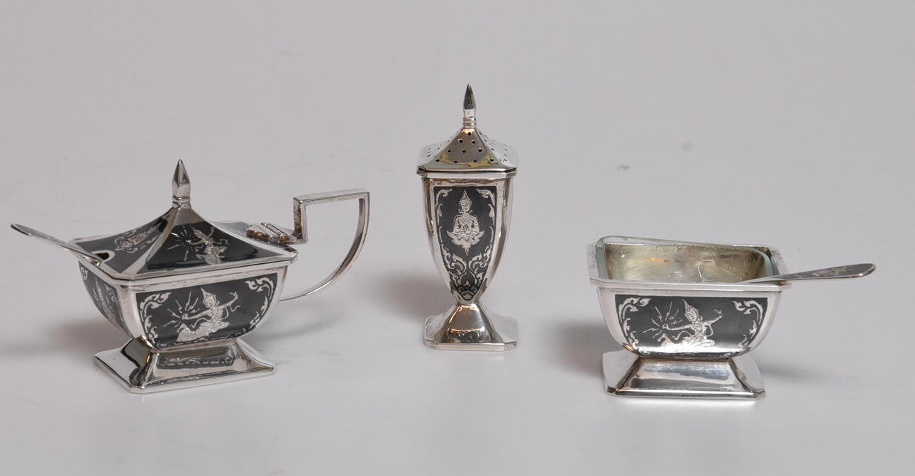 KRYDDSET, 5 delar, silver.