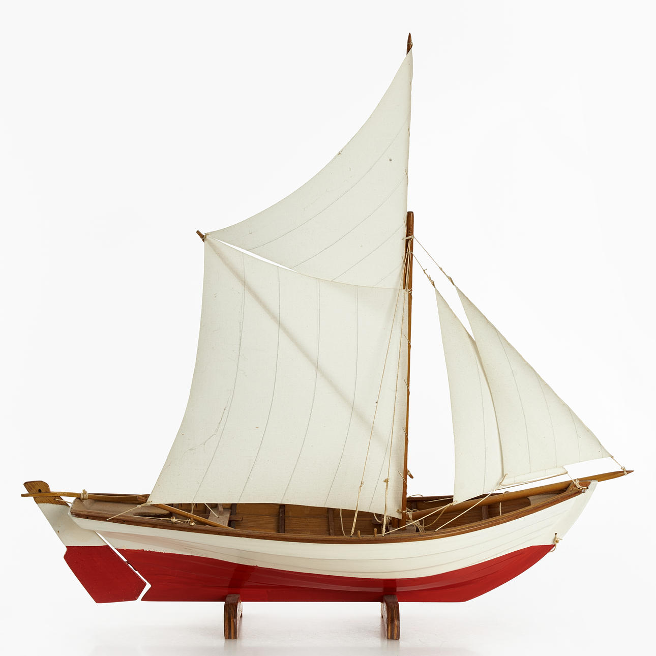 BOAT MODEL, vrakeka, attributed to Axel Glimberg.