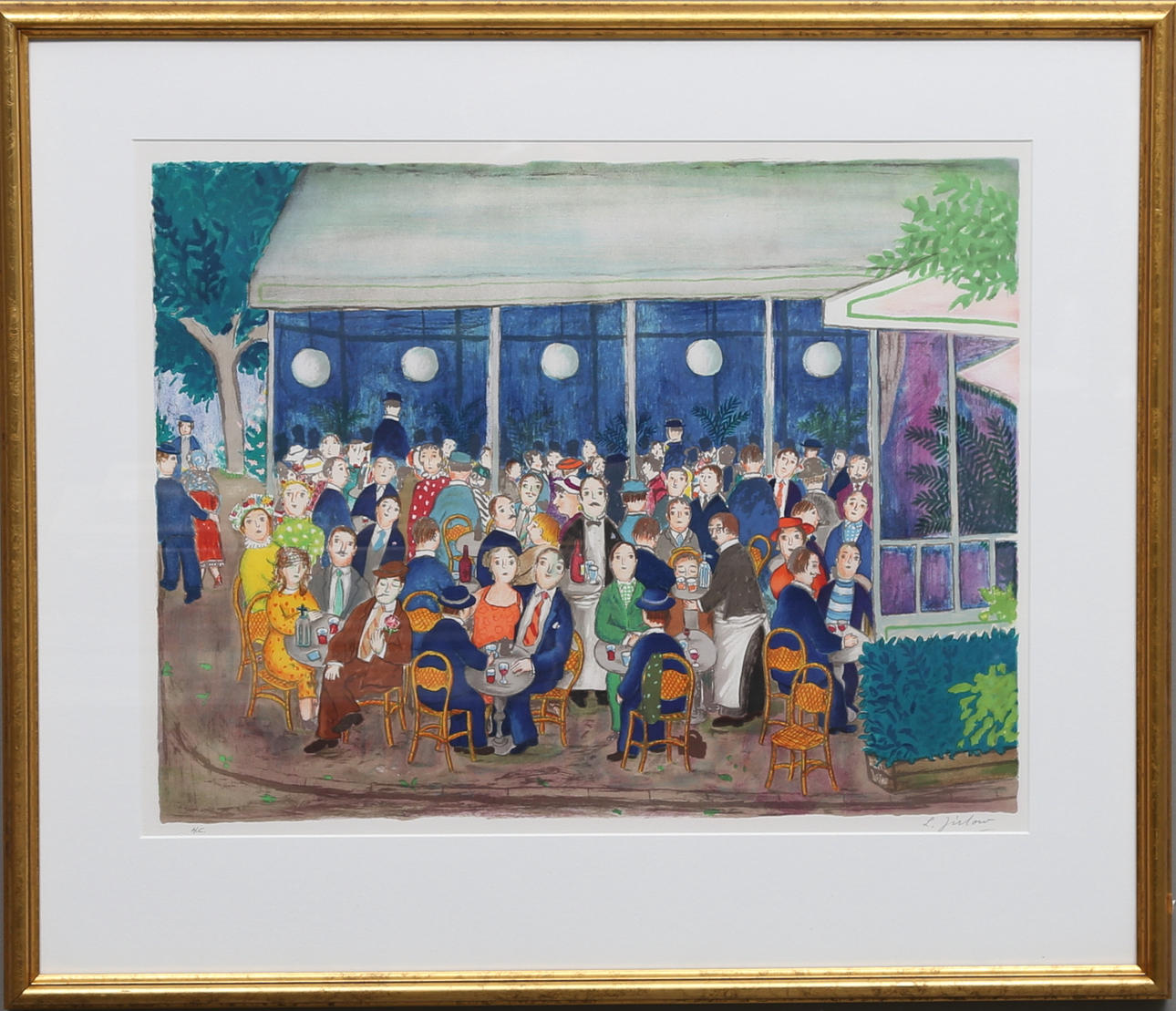 LENNART JIRLOW. Färglitografi, Hors commerce, Signerad.