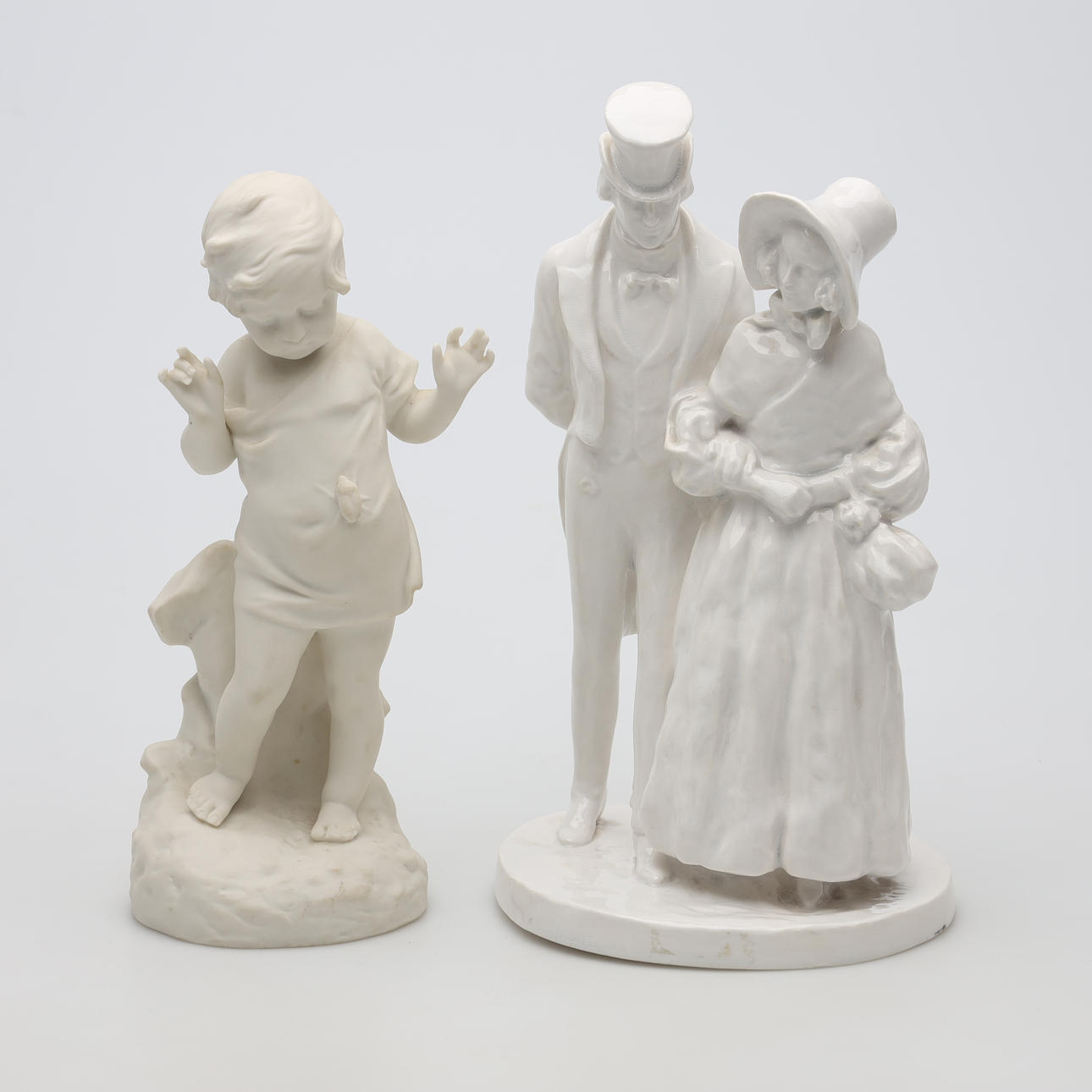 FIGURINER, 2 stycken, keramik, Gustavsberg.