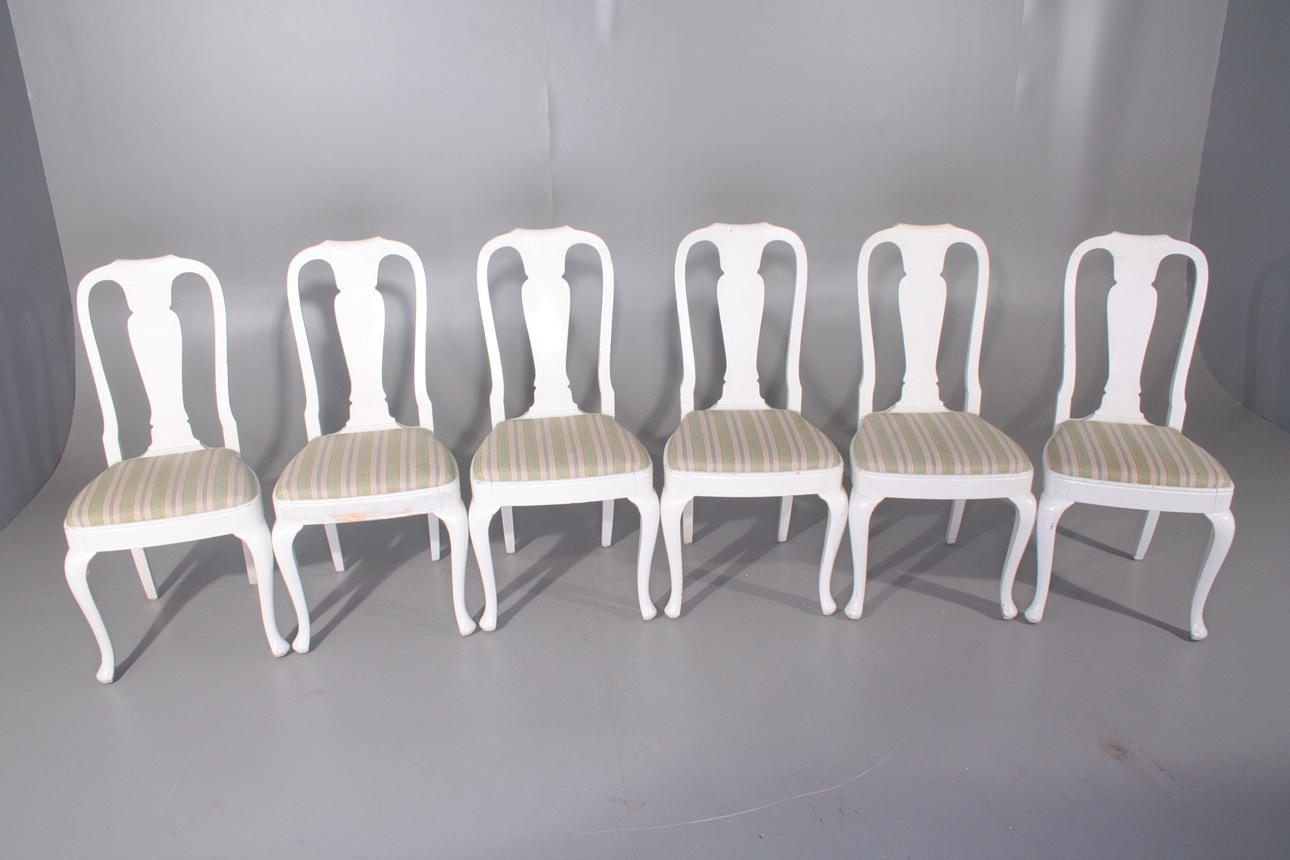 STOLAR, 6 st, bondrokokostil, 1900-tal.