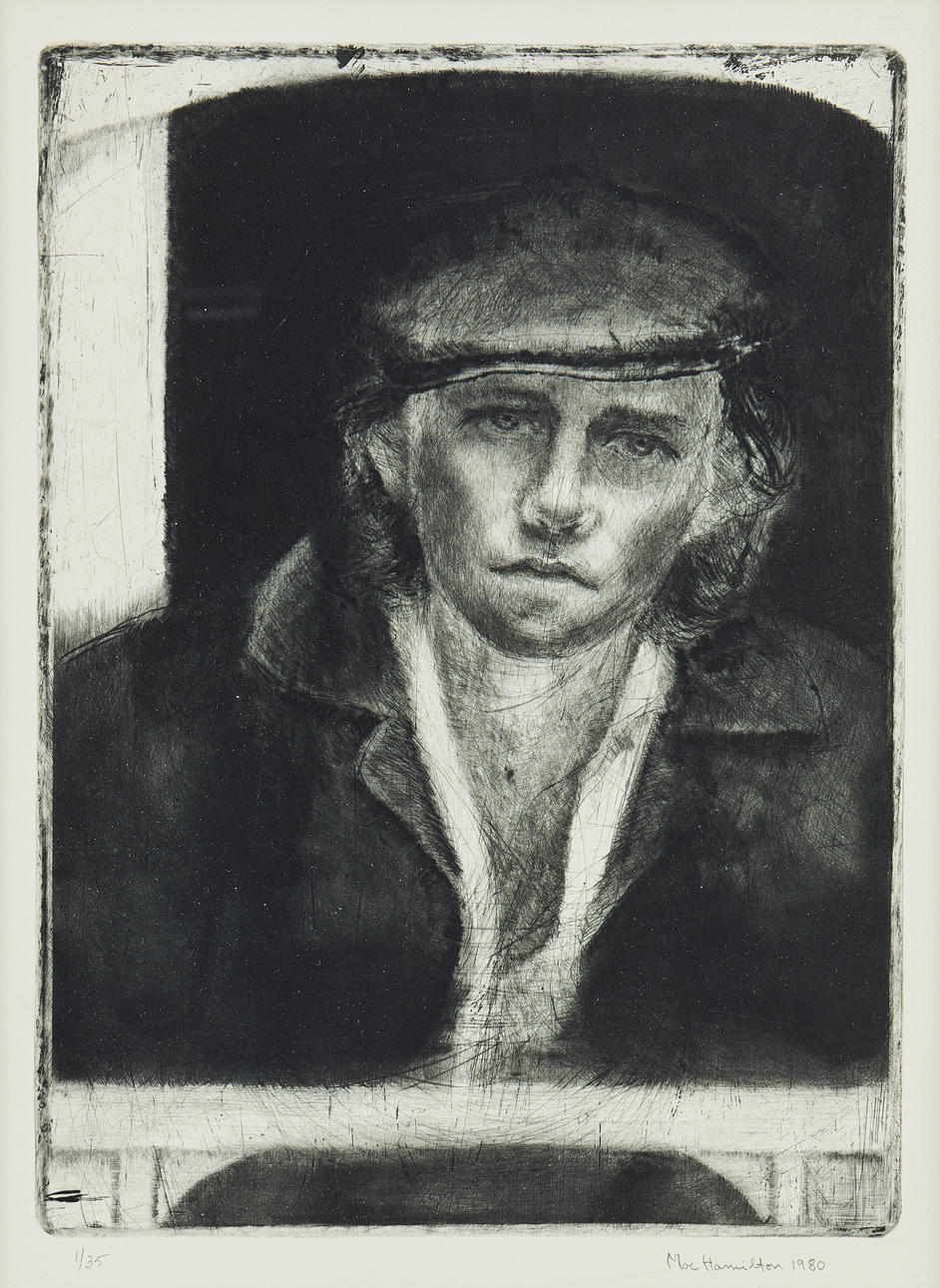 MAC HAMILTON. Self-portrait.