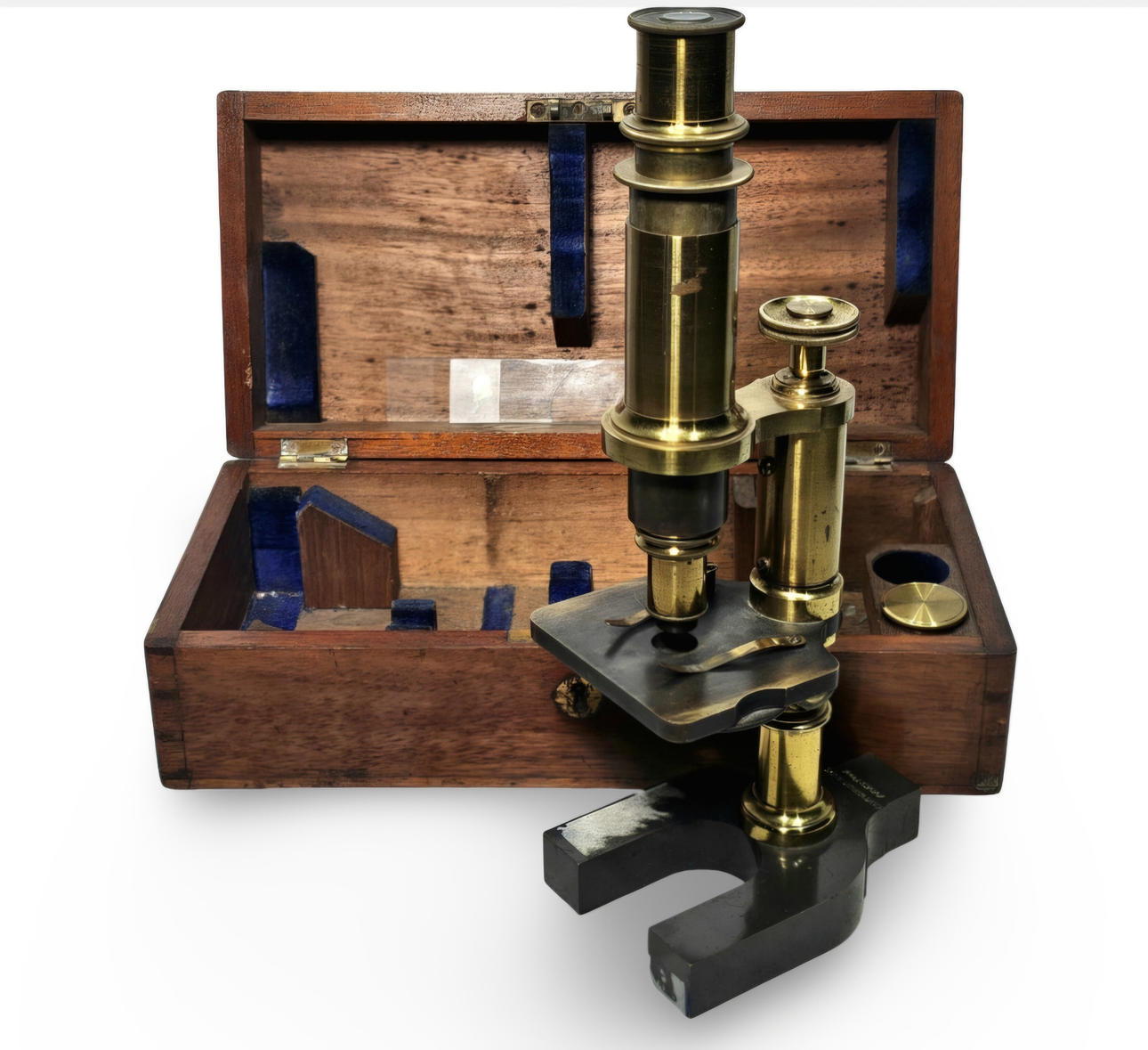 Cartwright&Son, Preston. Microscope with original case. Circa 1870-1900 ...