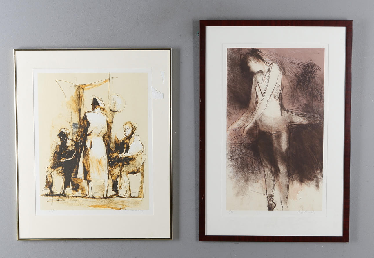 PARTI GRAFIK, 2st, Berndt Wennström, Bengt Ivstedt, signerade och numrerade.