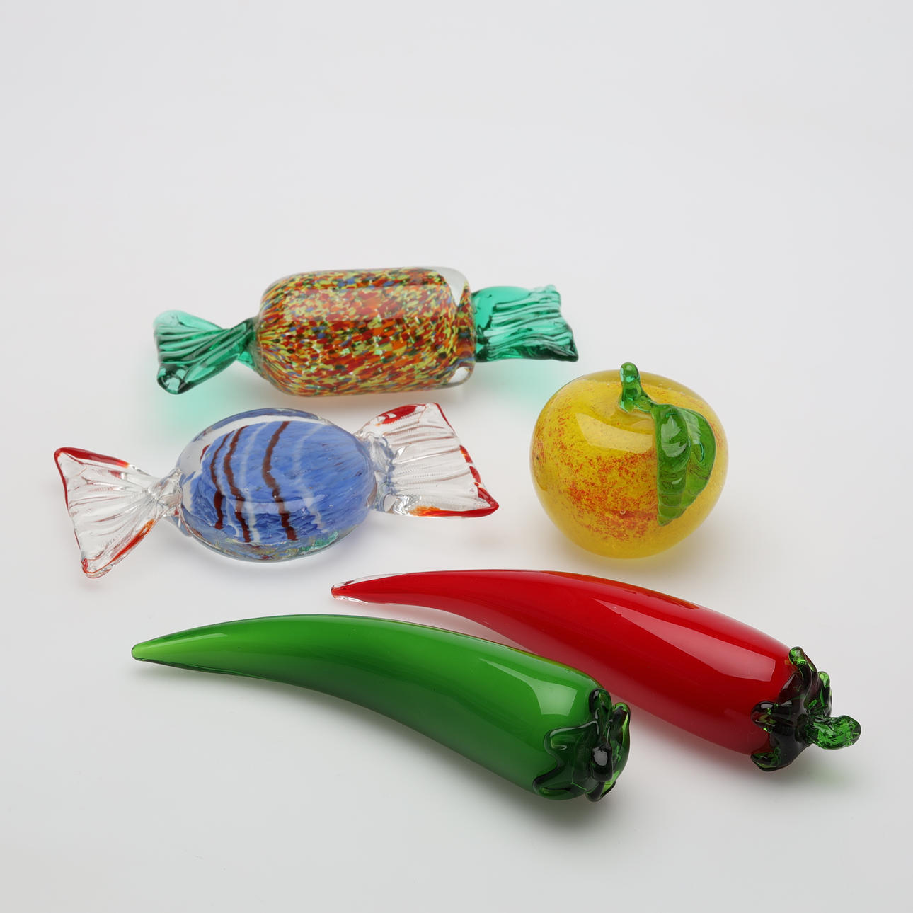 SKULPTURER glas 5 st.