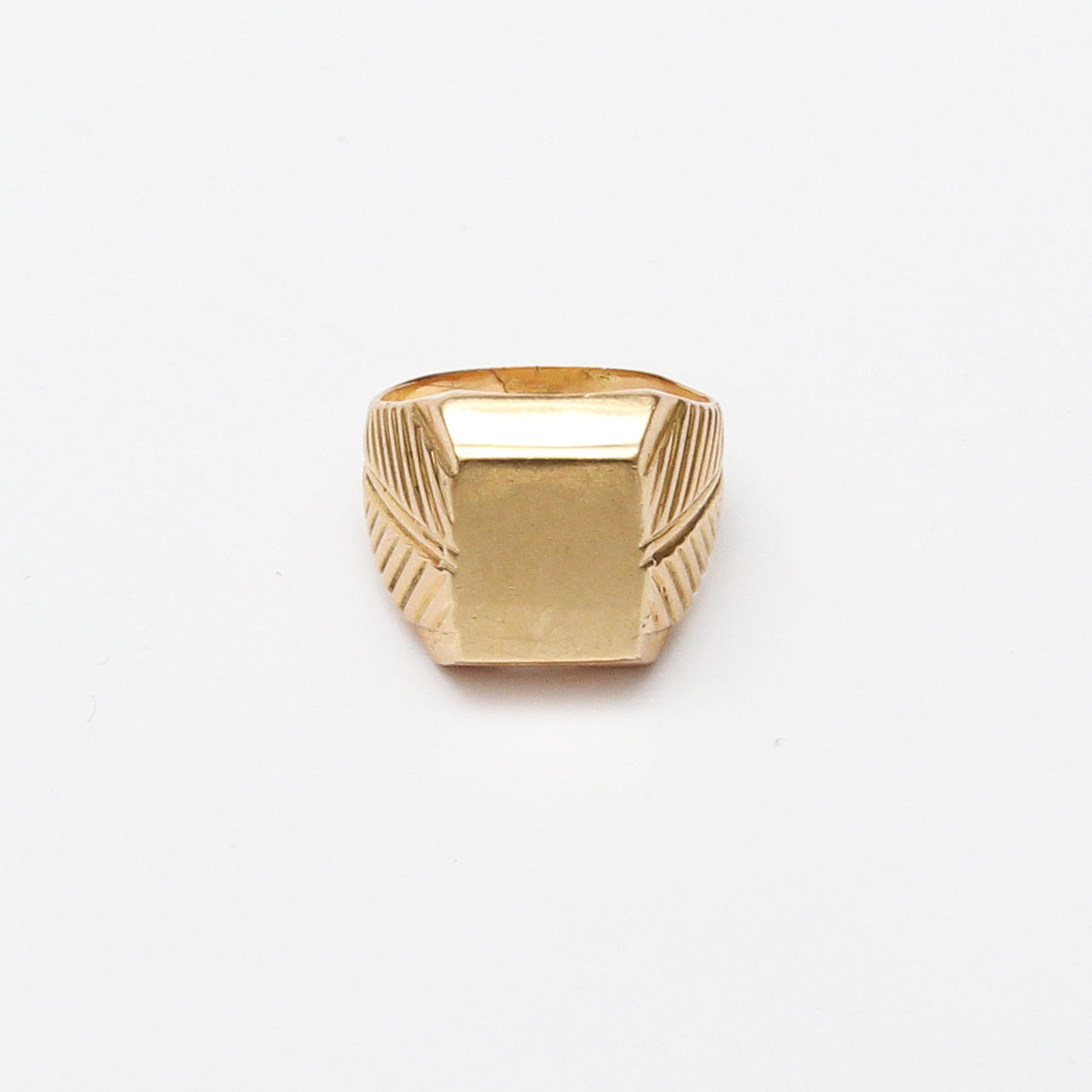 KLACKRING, 18 K, guld.