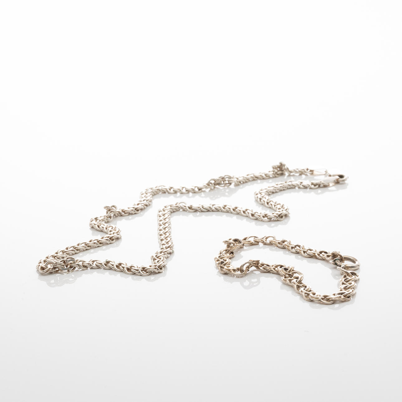 ARMBAND & COLLIER, Silver, Bismarckslänk.