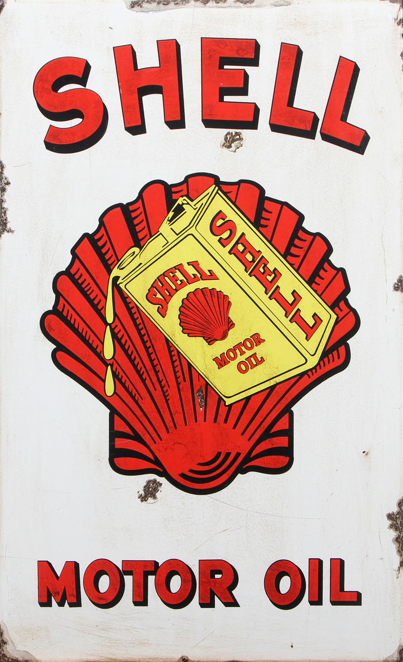 SHELLSKYLT, emalj.