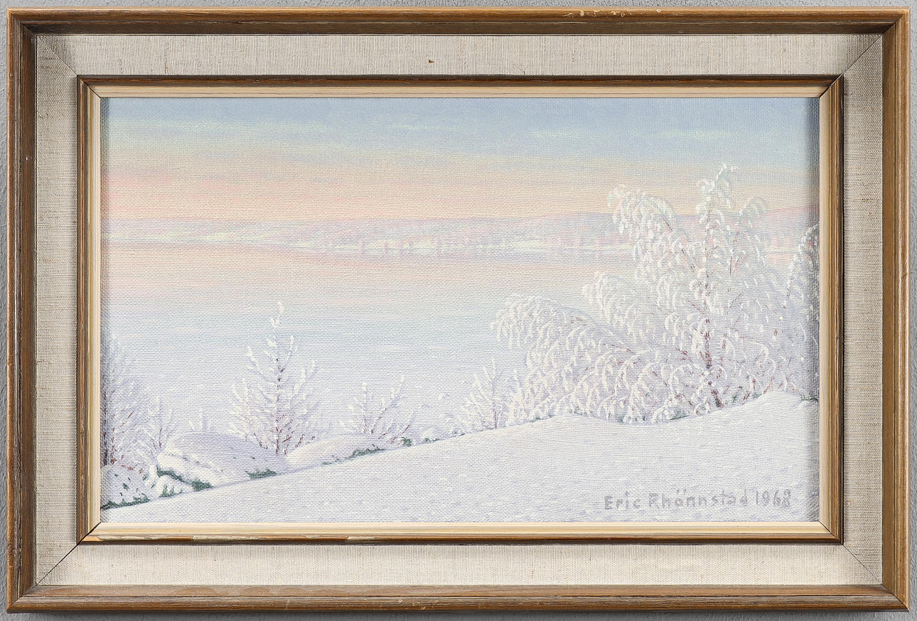 ERIC RHÖNNSTAD. Oil on canvas, signed 1968.