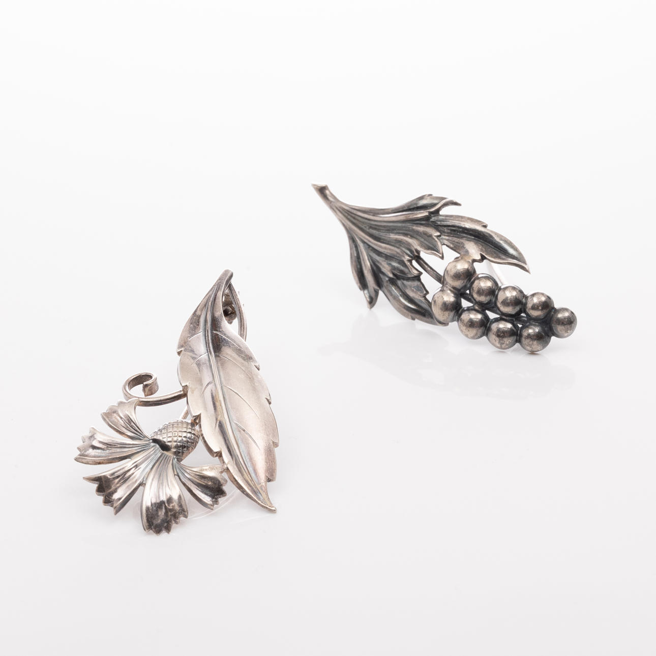 BROSCHER, 2 st, Silver, GD&Co.
