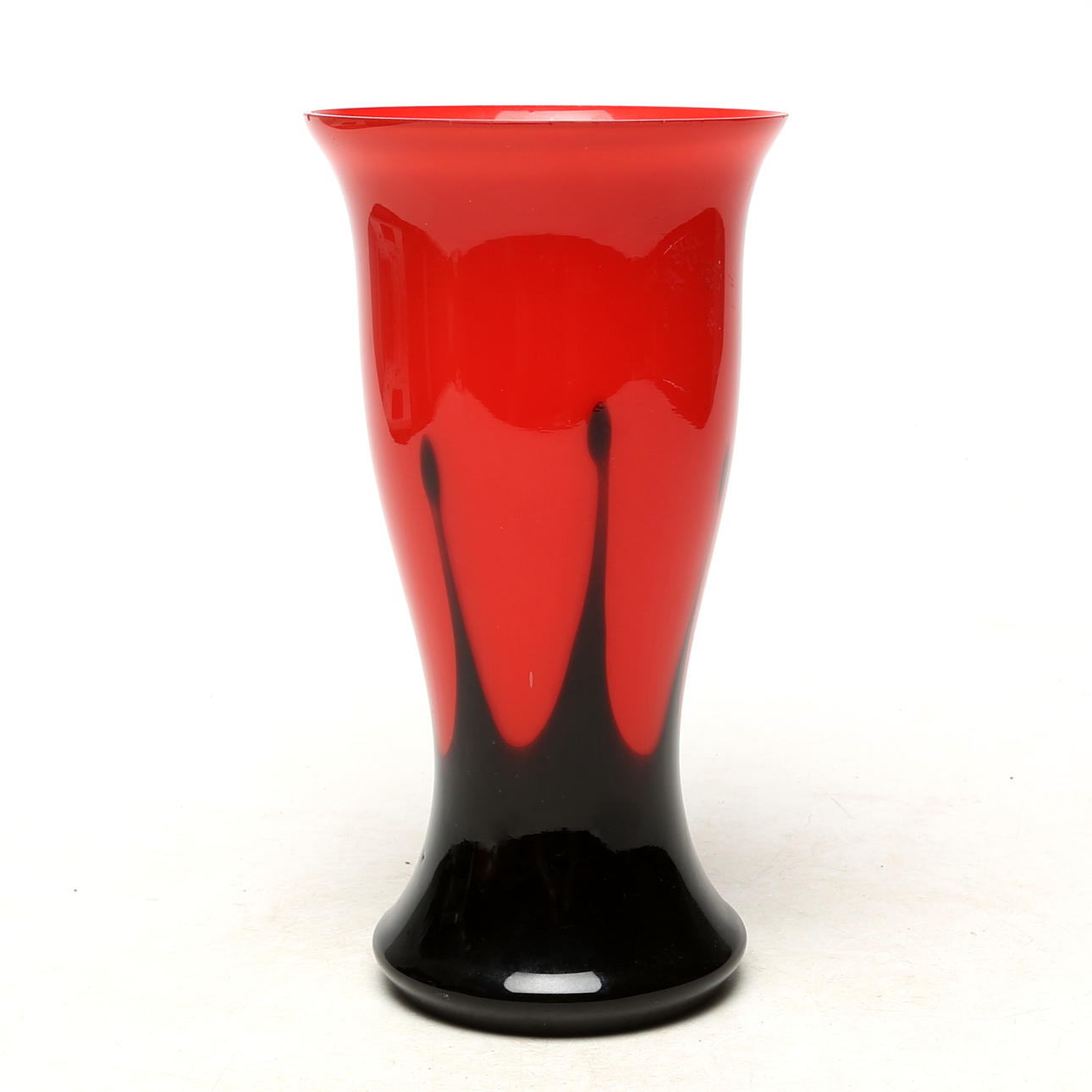 VAS, glas, röd.