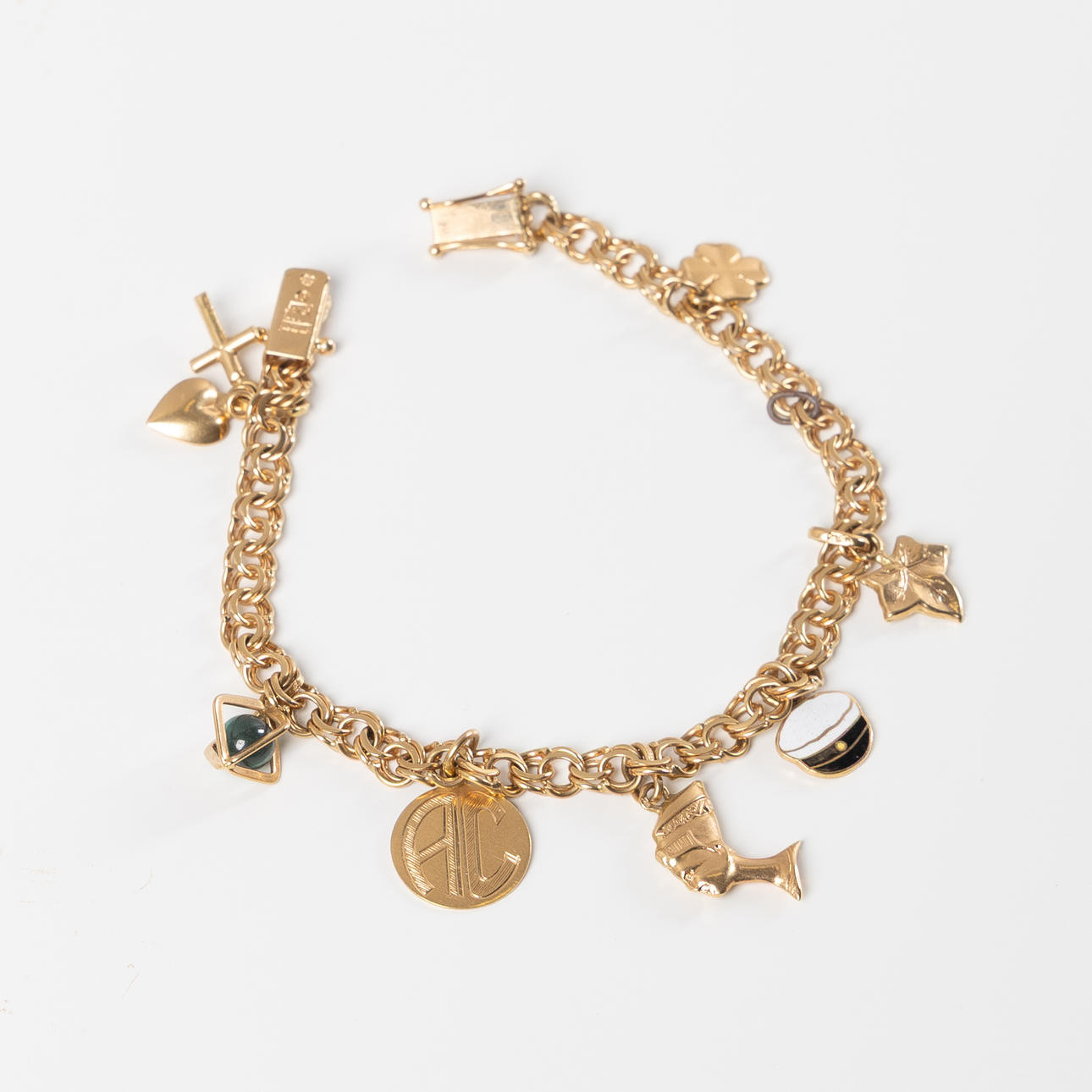 BERLOCKARMBAND, 18K guld.
