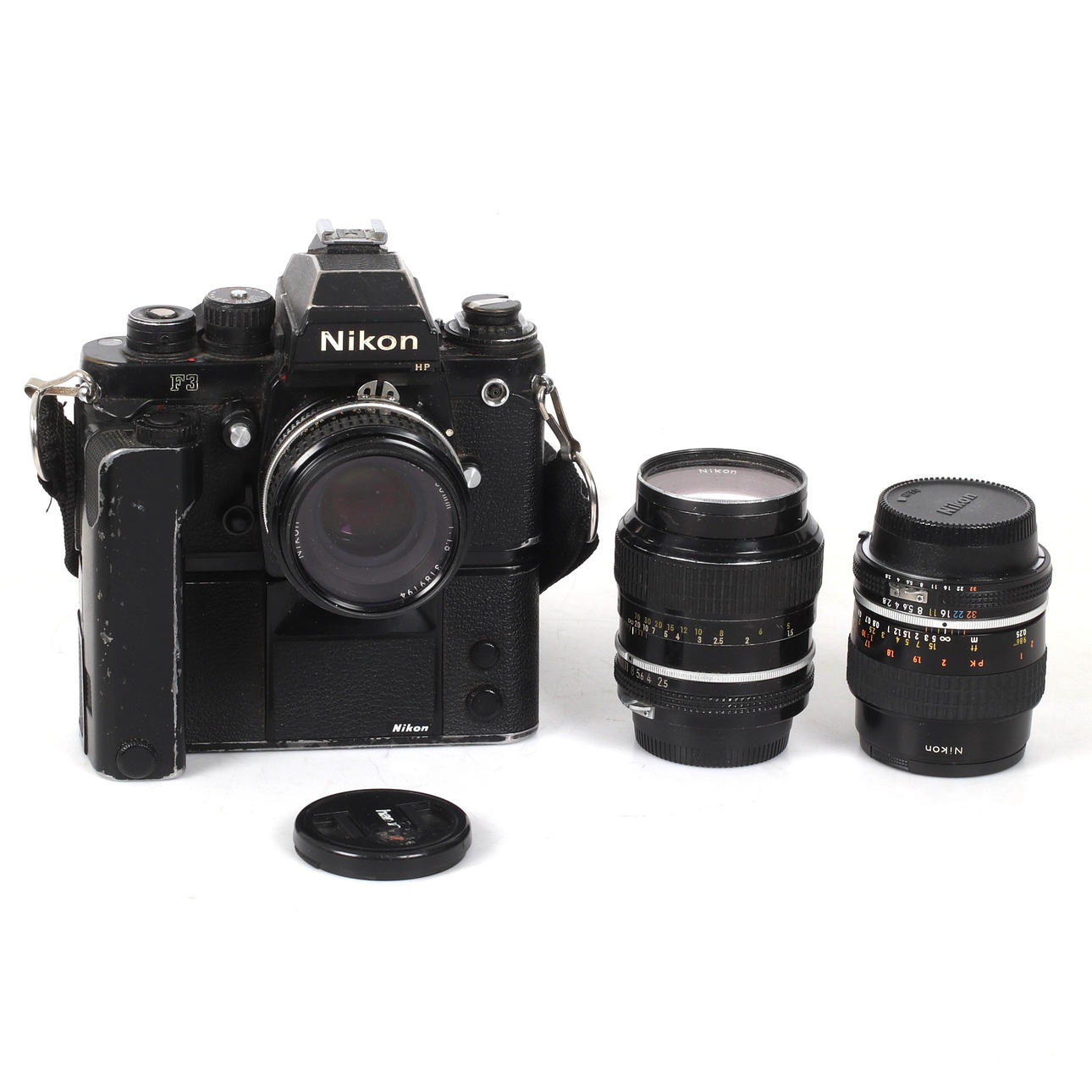 KAMERA, OBJEKTIV, 3 st, Nikon, Japan.