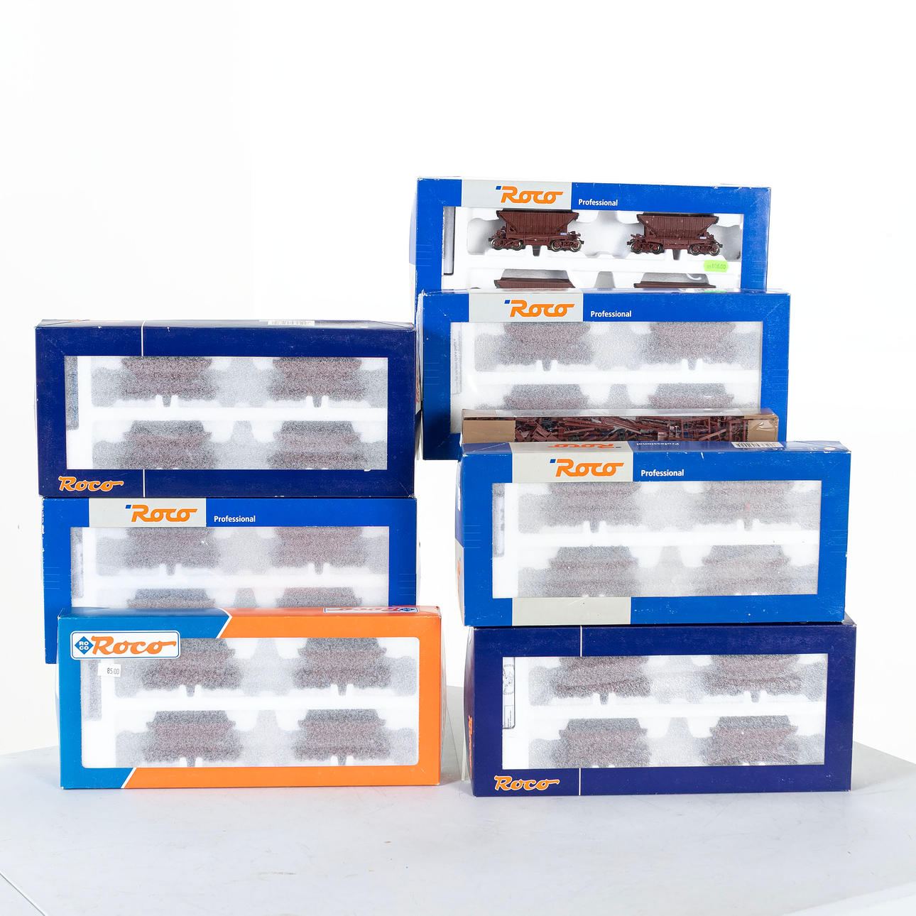 ROCO, 24 ore wagons in 7 original boxes, model no. 44173. Toys - Model ...