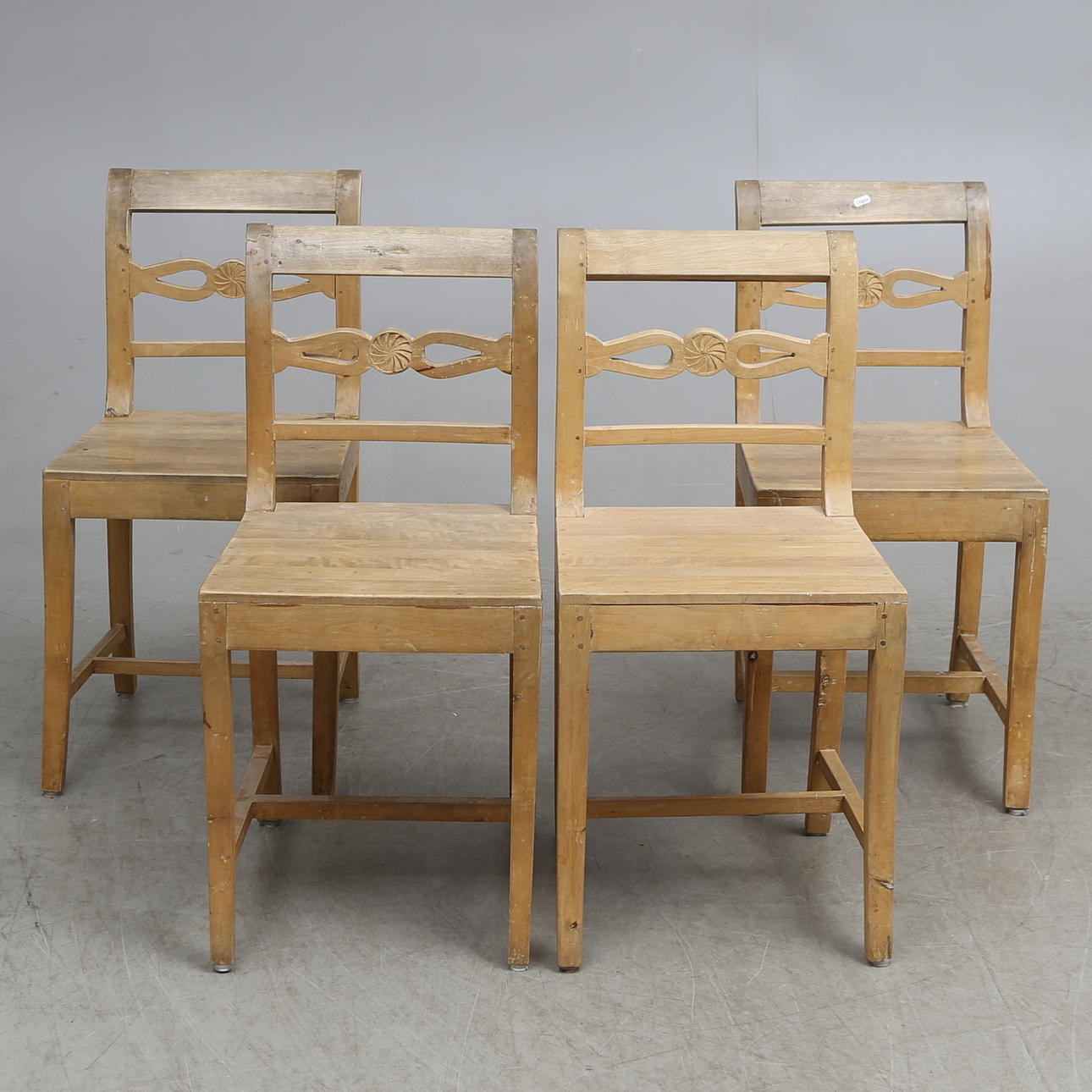 STOLAR, 4 st, Karl Johan-stil, 1800/1900-tal.