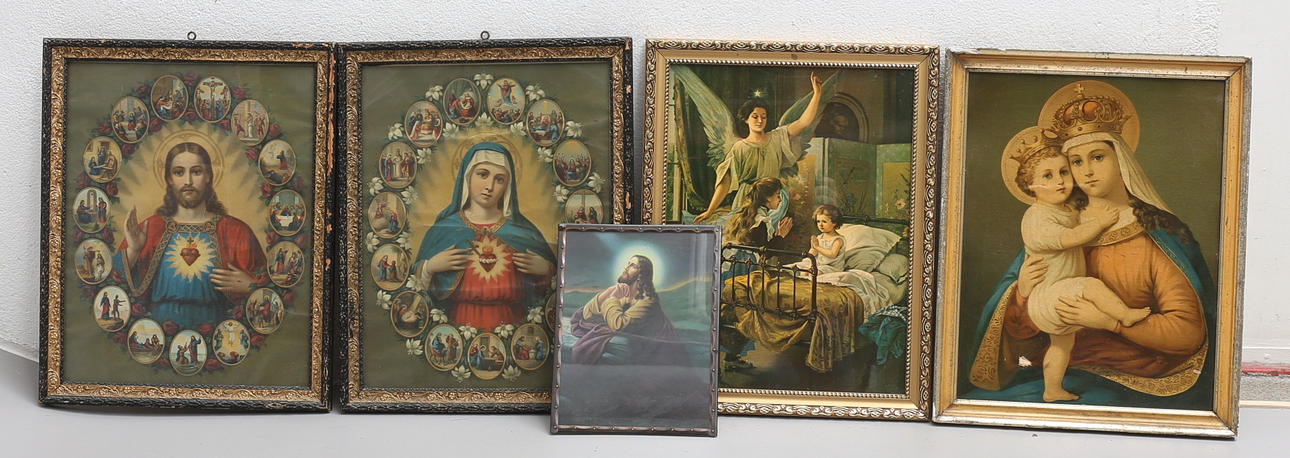 OLJETRYCK, 5st, 18/1900-tal.