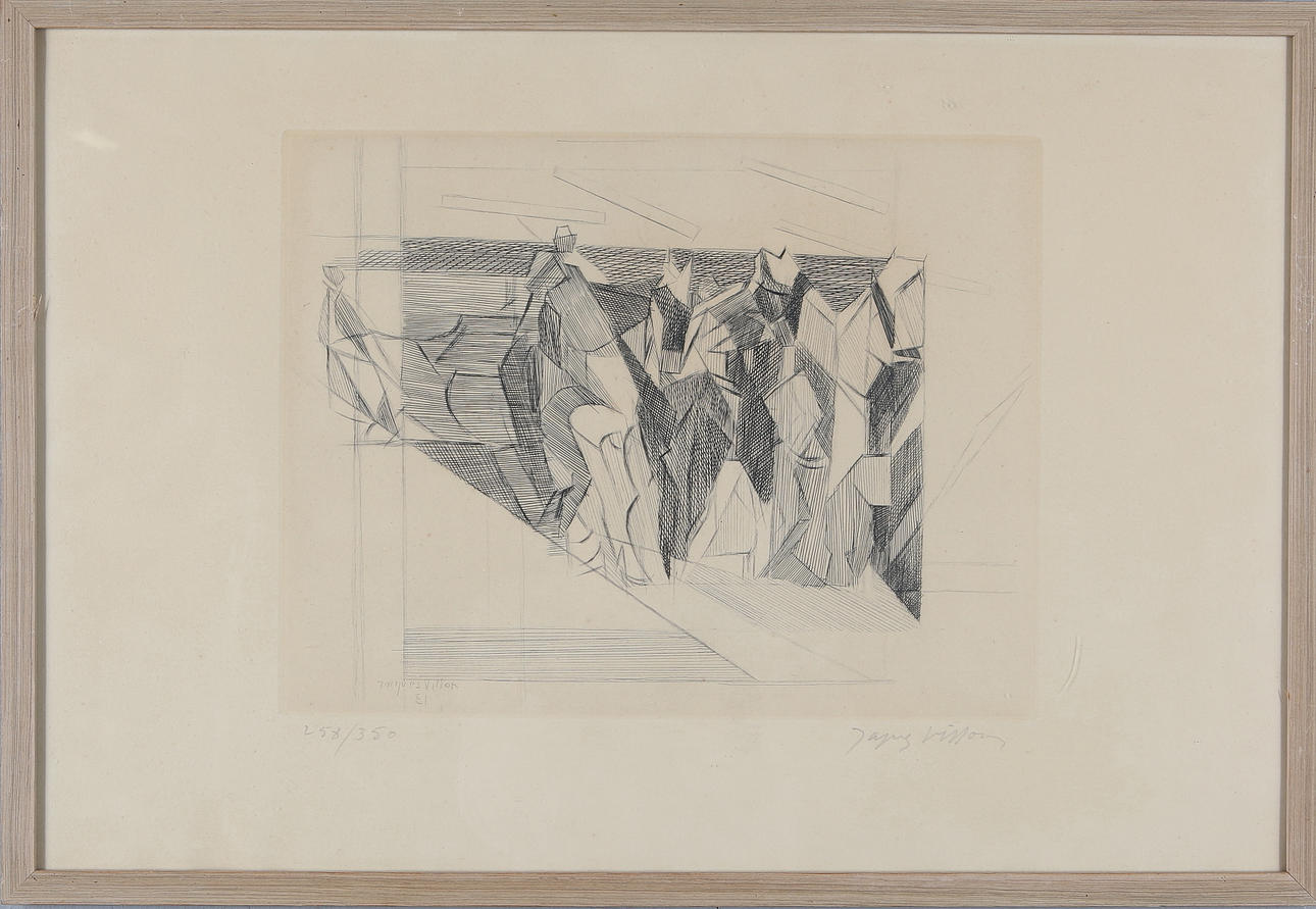 JAQUES VILLON. Etsning, signerad, daterad (51) och numrerad (258/350).