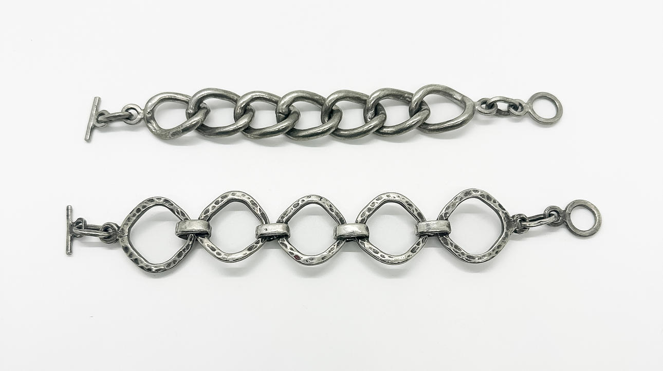 Armband. Tenn. 2st. Lysgaard, Danmark.