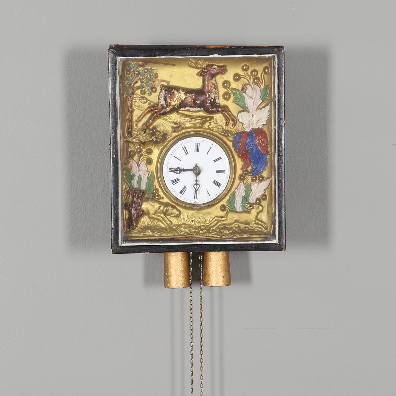 VÄGGUR s k Schwartzwaldsur, sent 1800-tal.