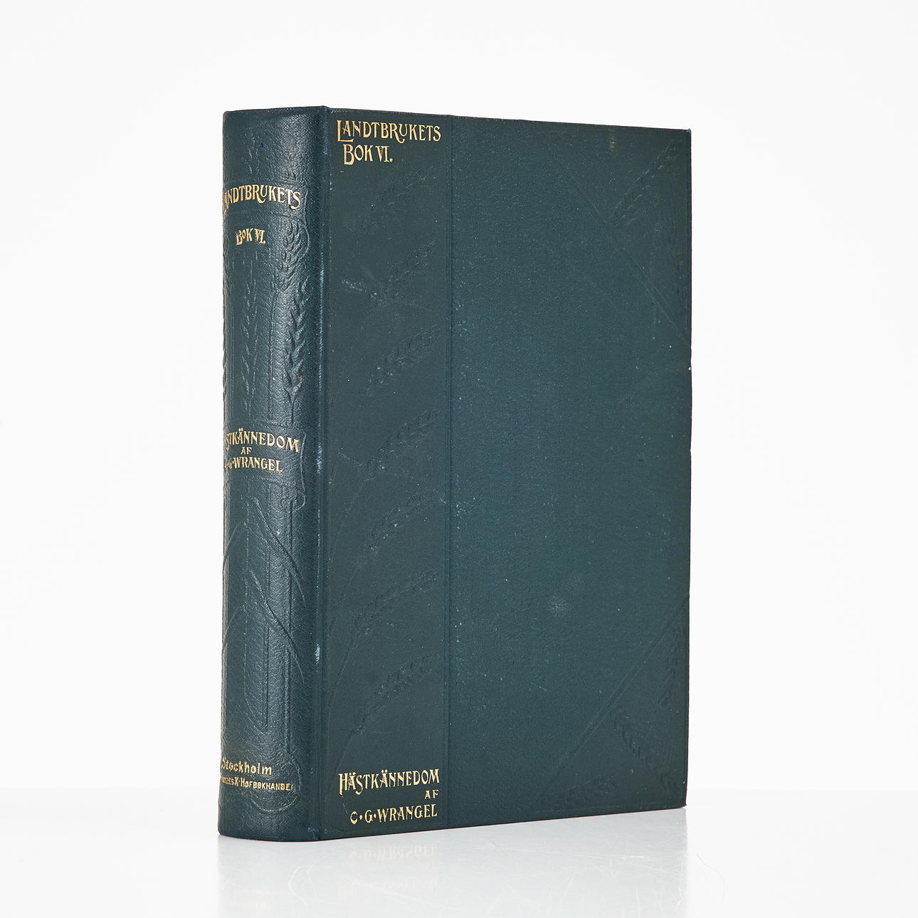 WRANGEL, HIPPOLOGIA. HANDBOK I HÄSTKÄNNEDOM 1906.