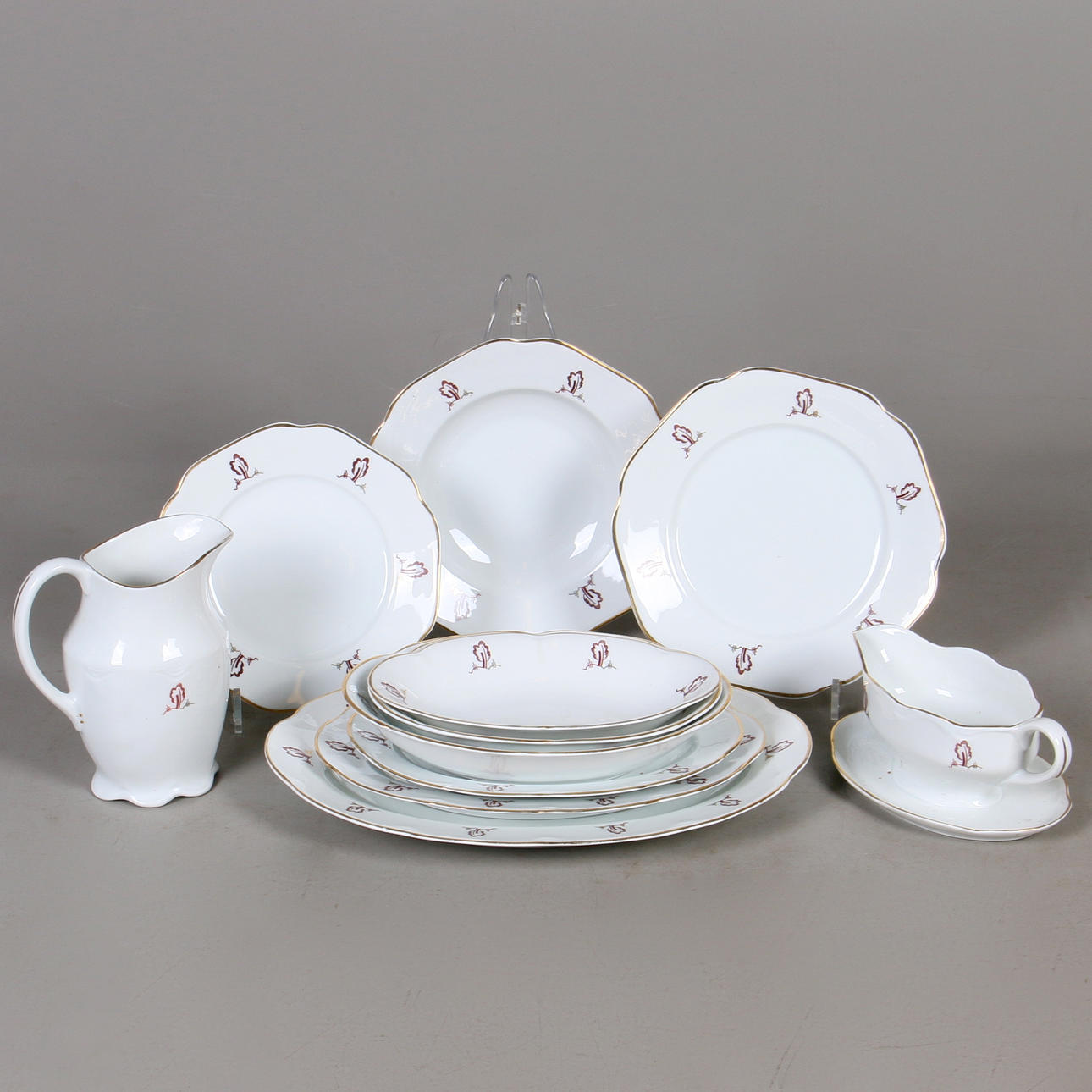 MATSERVIS, 71 delar, porslin, Karlskrona, 1940-tal.